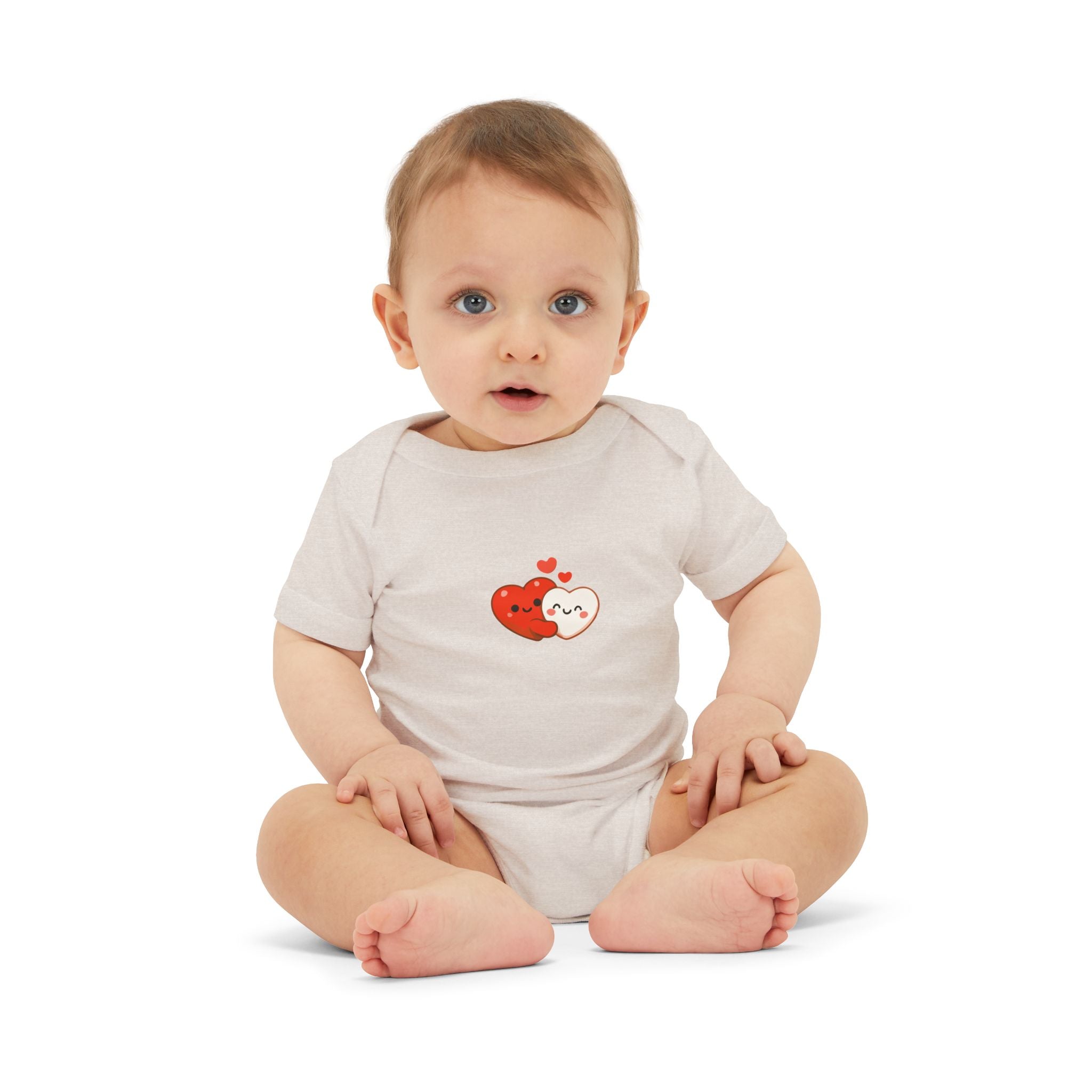 Cute Heart Kisses Infant One-Piece Bodysuit – Love Baby Romper