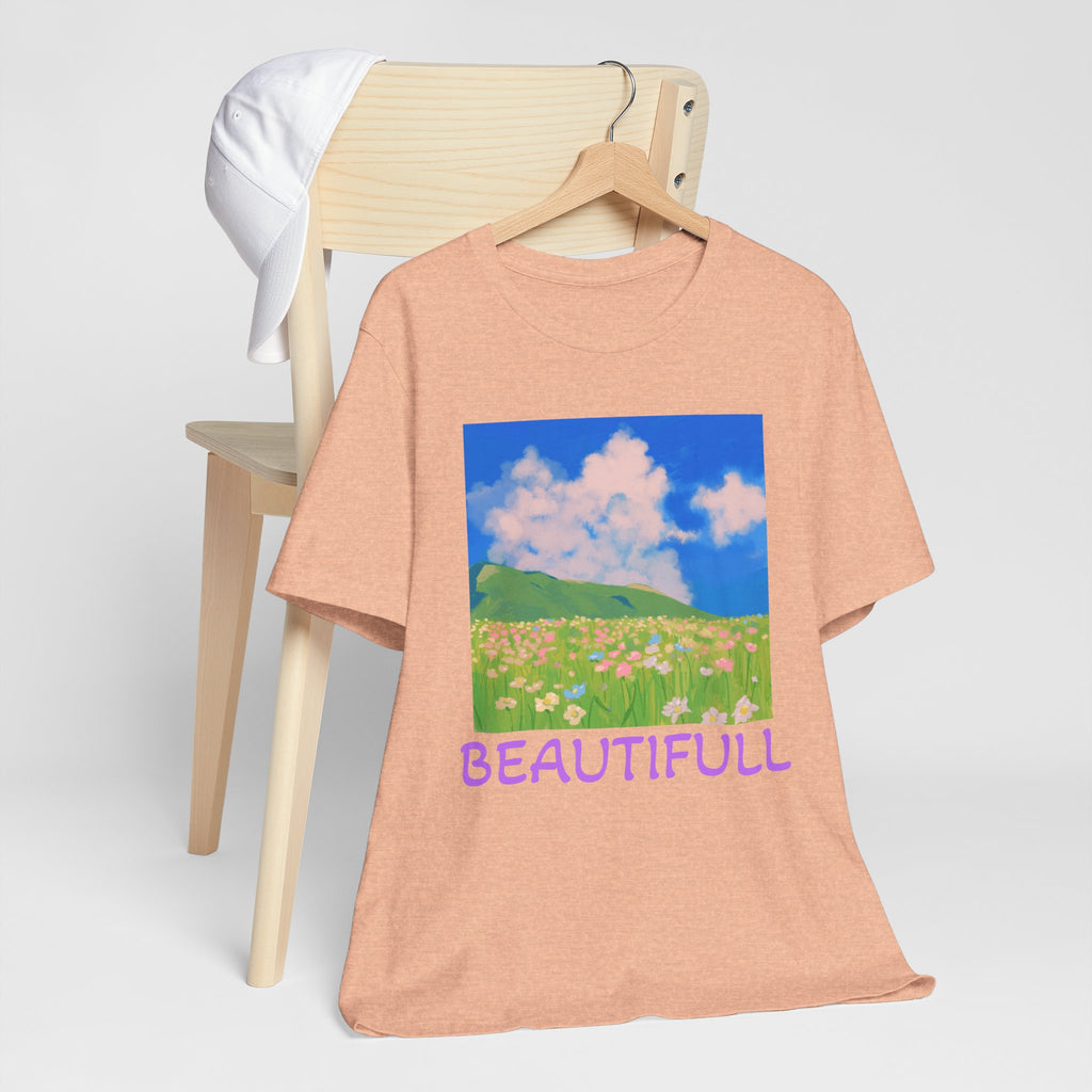 Floral Field Printed T-Shirt — Beautiful Floral Daily Wear