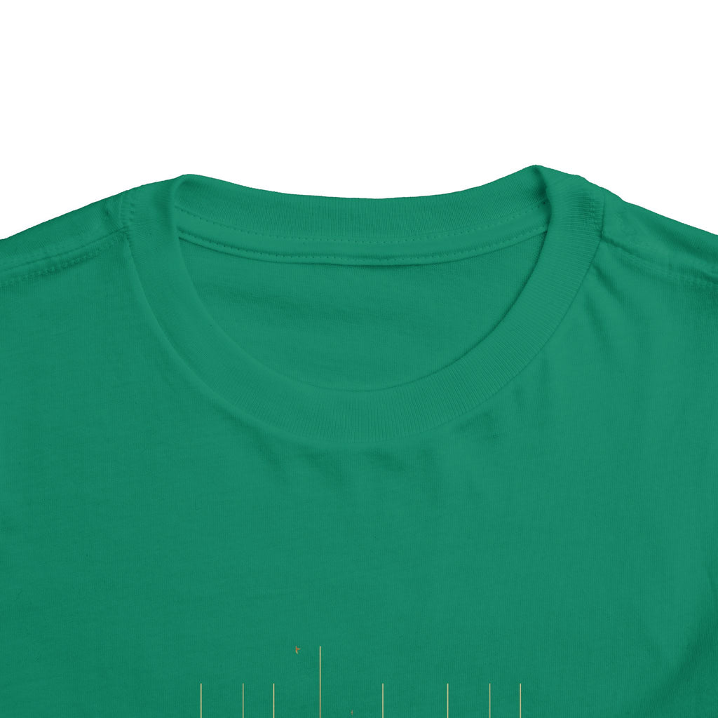 Toddler Tee — Pastel Rainbow Christmas Trees Holiday Shirt