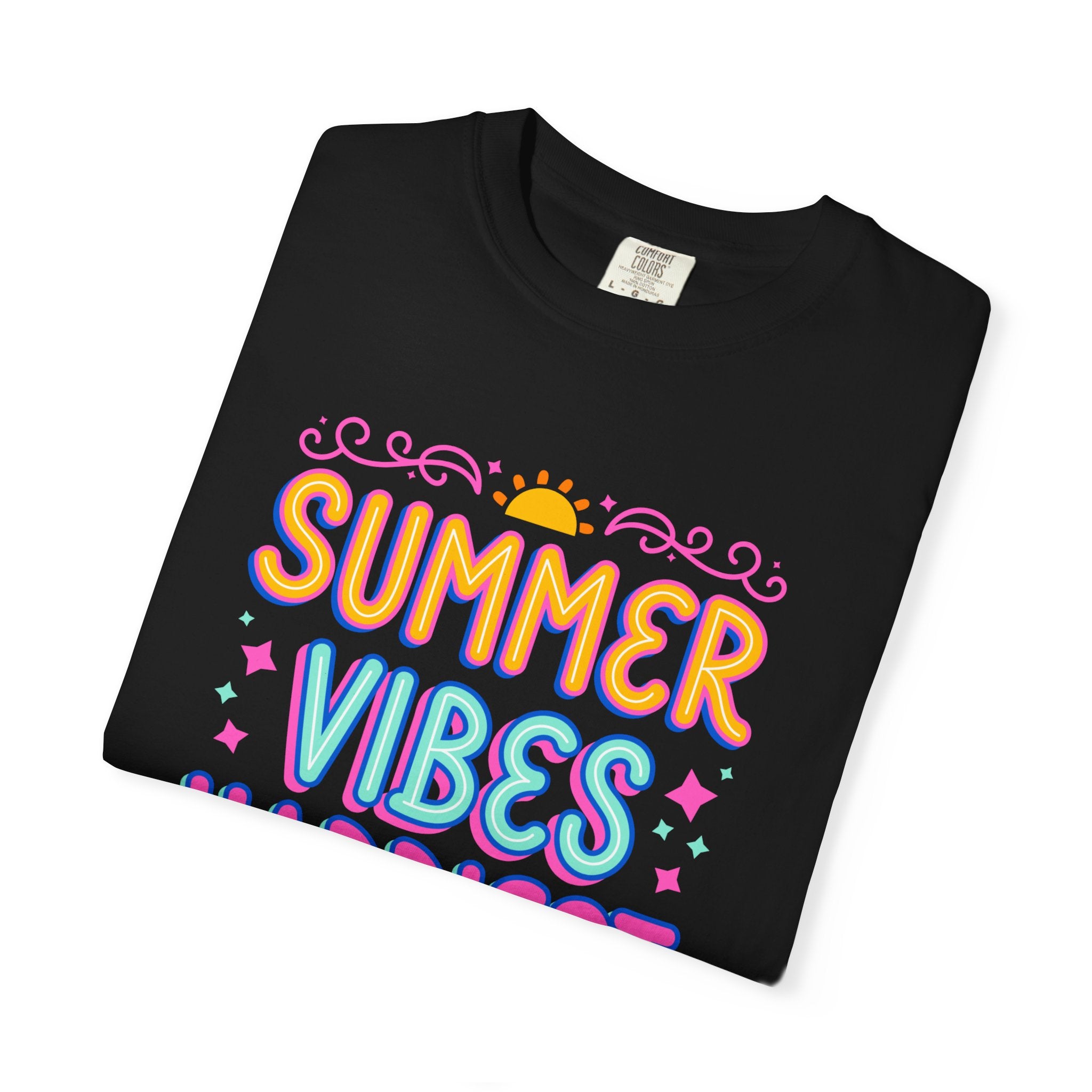 Summer Vibes Happiest in Flip Flops Text Printed Unisex T-Shirt