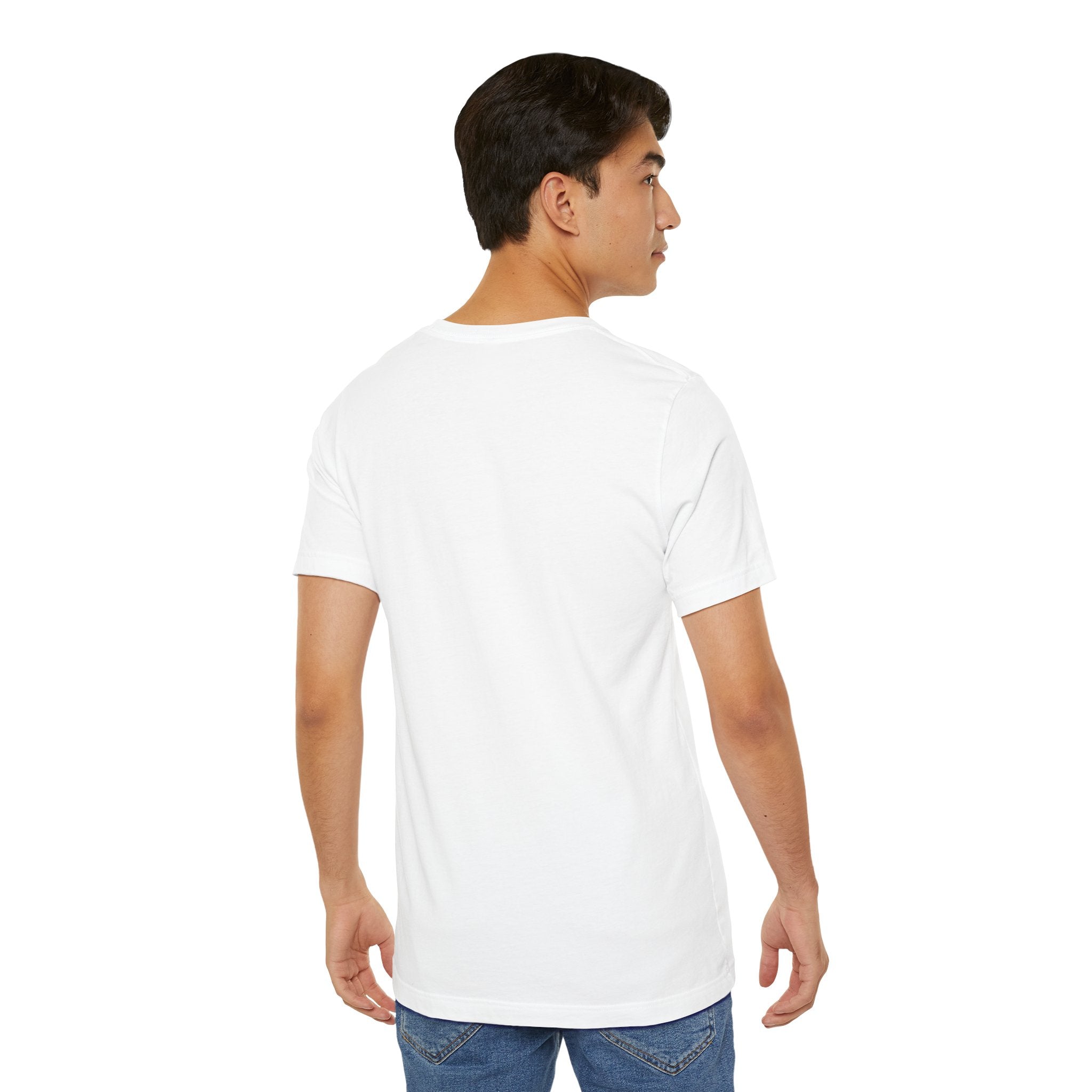 Koi Yin Yang Tee — Minimal Two-Tone Fish Graphic T-Shirt
