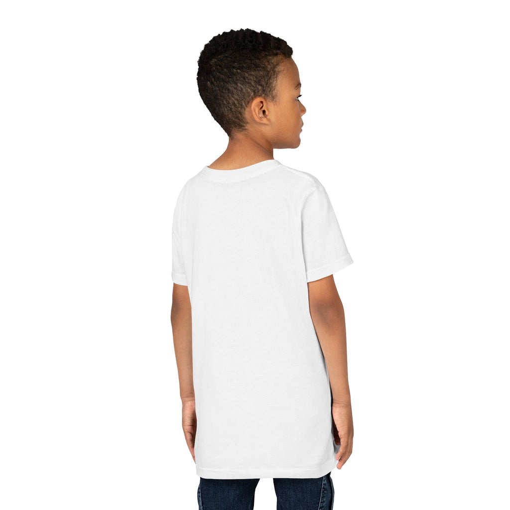 Youth Tee — "Stay True and Be You" Rainbow Script Kids T-Shirt