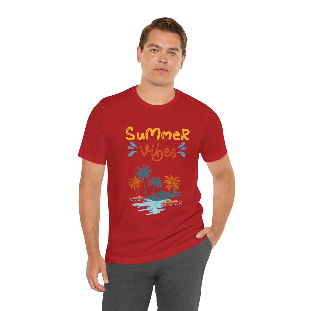 Hello Summer Tee – Pastel Beach Graphic T-Shirt