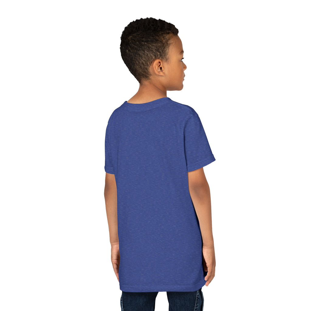 Youth Tee — "Stay True and Be You" Rainbow Script Kids T-Shirt
