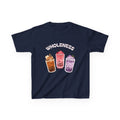Youth Comfortable Boba Tea "WHOLENESS" Printed T-shirt