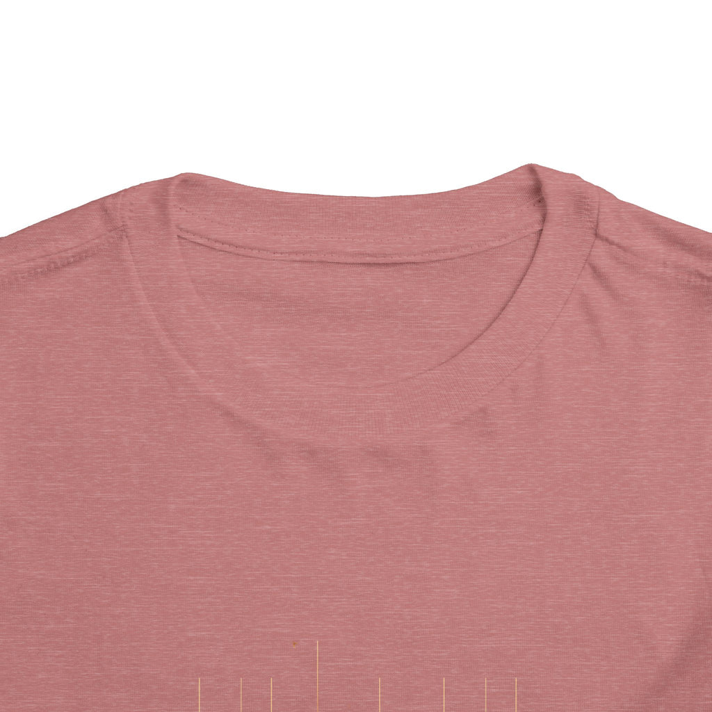 Toddler Tee — Pastel Rainbow Christmas Trees Holiday Shirt