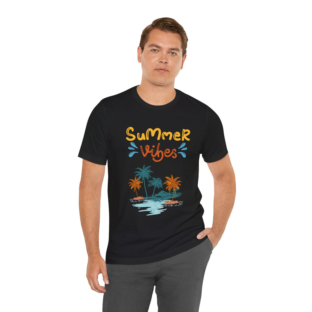 Hello Summer Tee – Pastel Beach Graphic T-Shirt