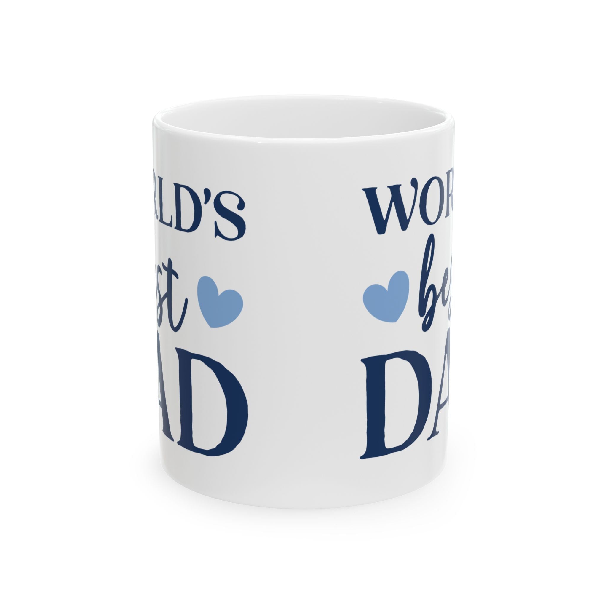 World's Best Dad Ceramic Mug — 11oz & 15oz Coffee Cup