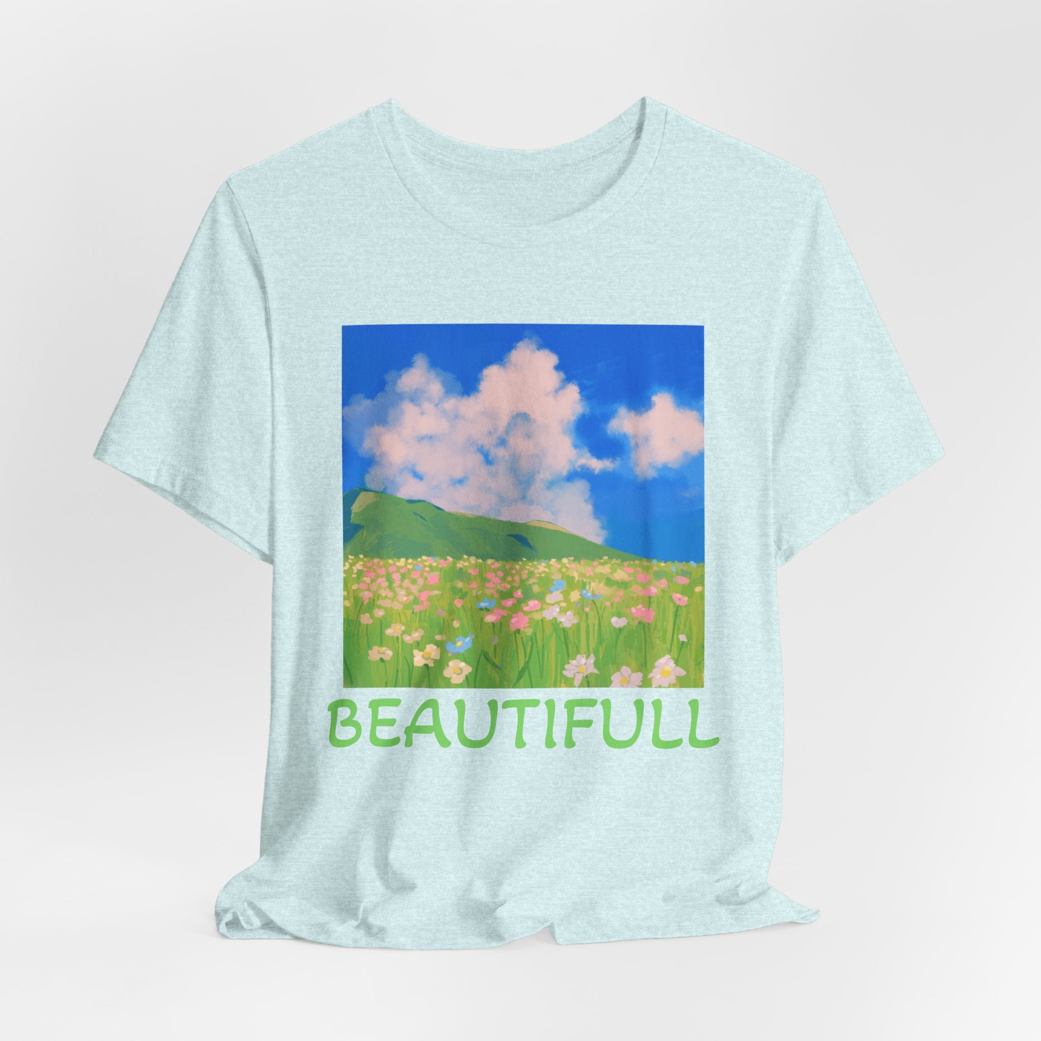 Floral Field Printed T-Shirt — Beautiful Floral Daily Wear
