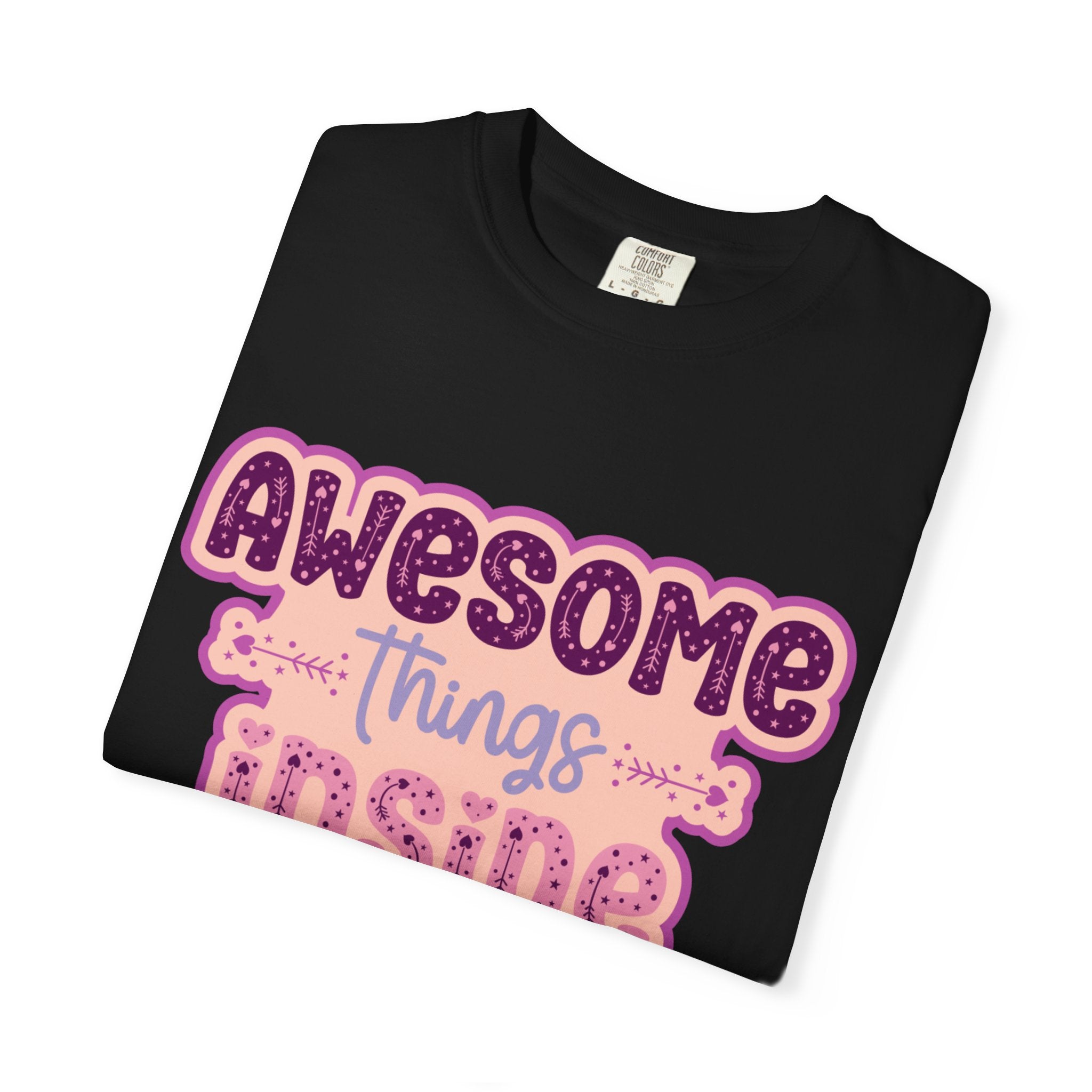 Retro "Awesome Things Inside, Handle With Care" T-Shirt