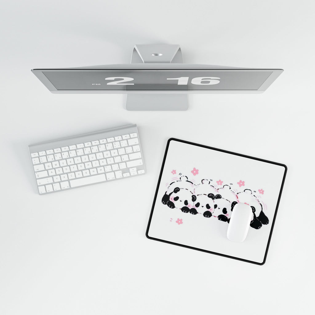 Sleeping Panda Desk Mat — Sakura Baby Pandas Keyboard Mouse Pad