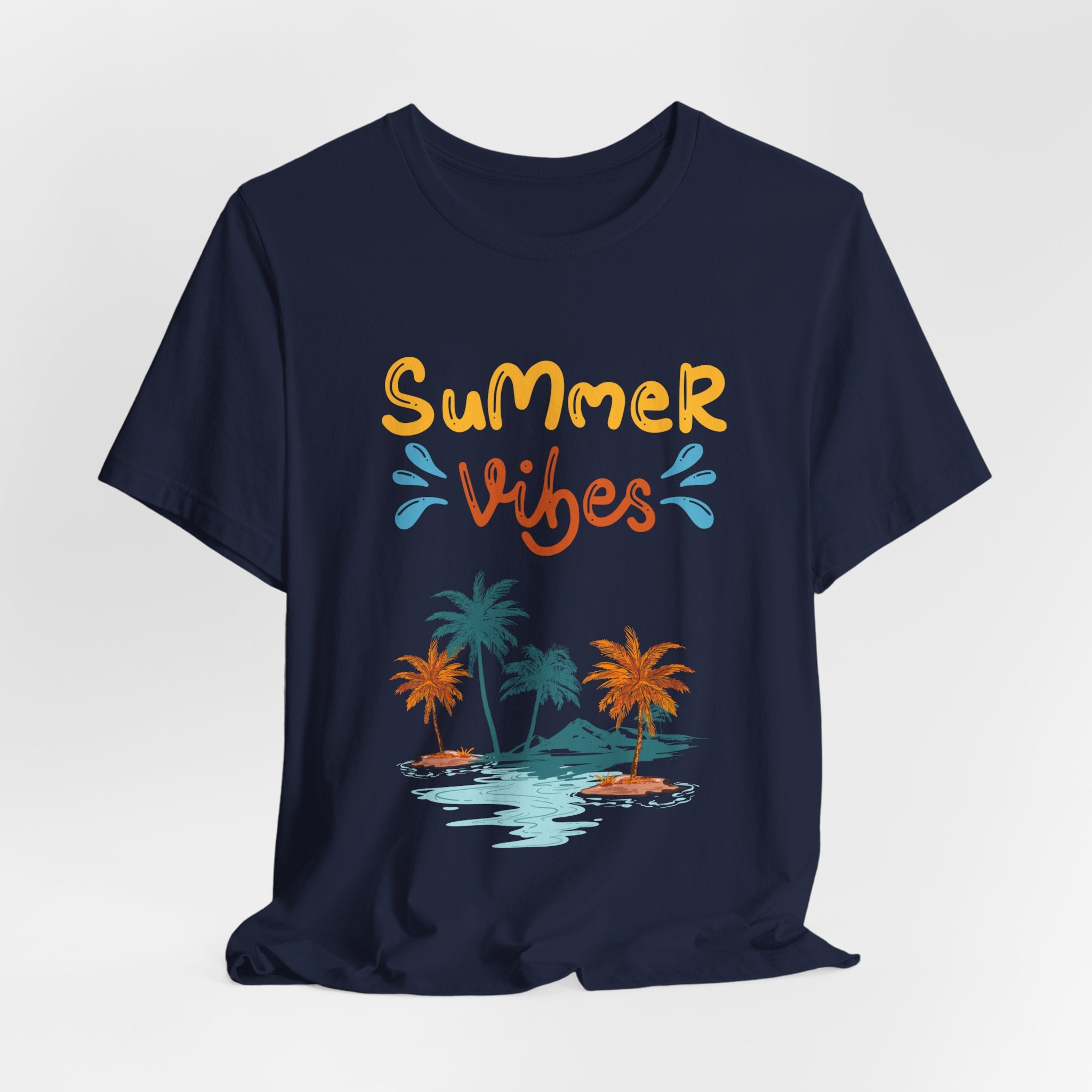Hello Summer Tee – Pastel Beach Graphic T-Shirt