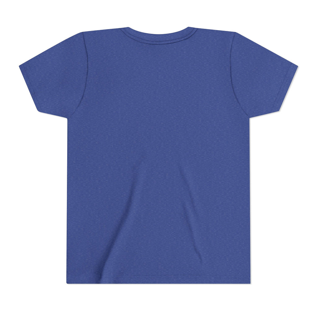 Youth Tee — "Stay True and Be You" Rainbow Script Kids T-Shirt