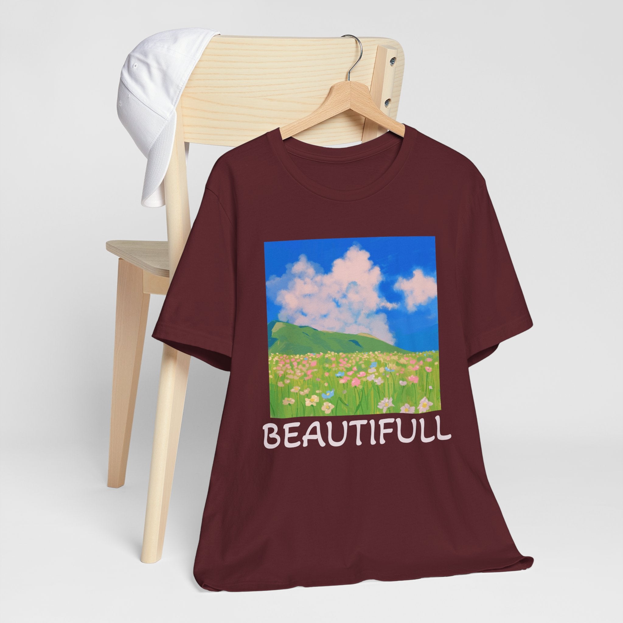 Floral Field Printed T-Shirt — Beautiful Floral Daily Wear