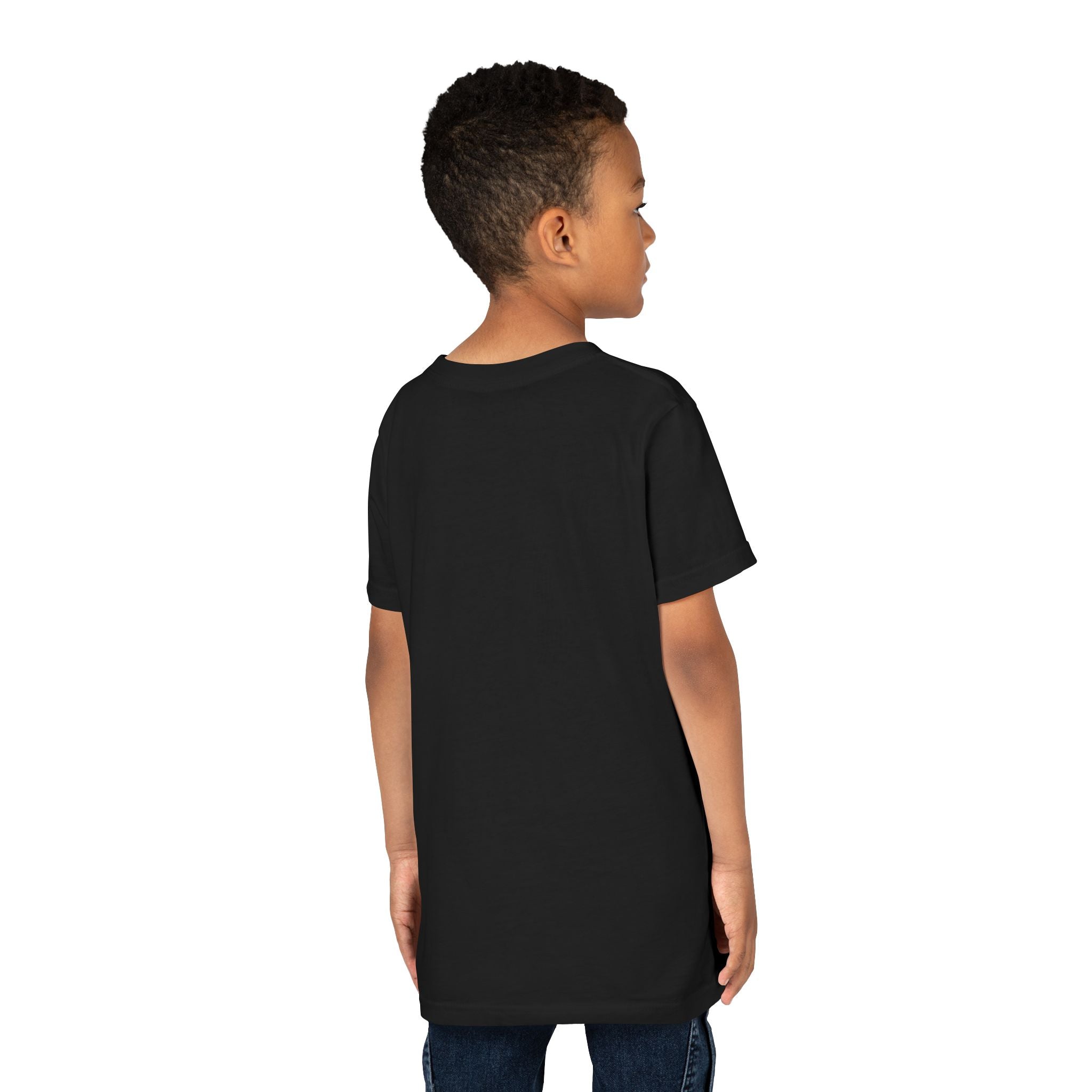 Youth Tee — "Stay True and Be You" Rainbow Script Kids T-Shirt