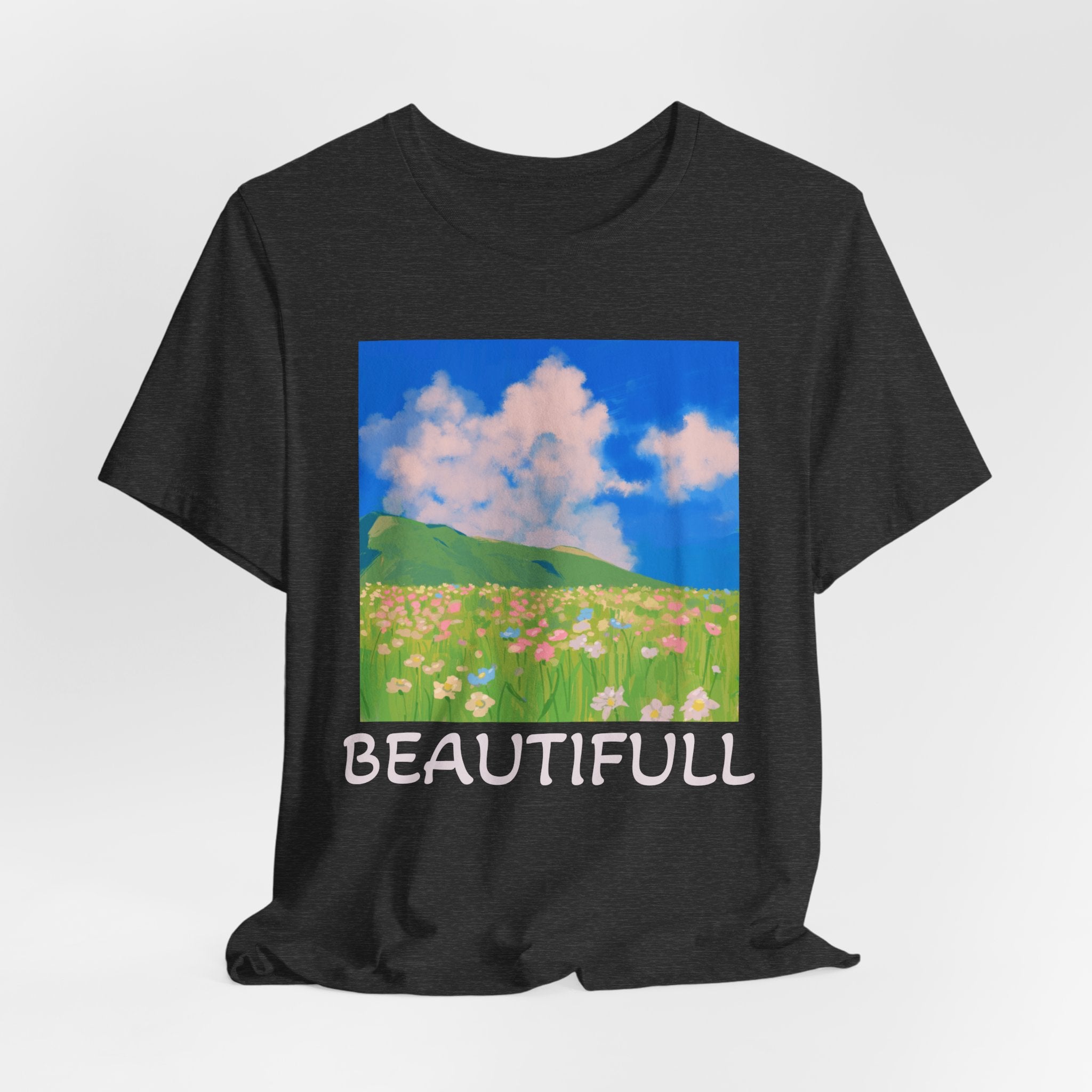 Floral Field Printed T-Shirt — Beautiful Floral Daily Wear