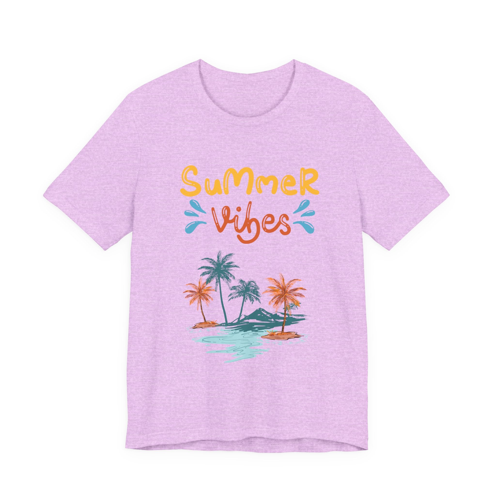 Hello Summer Tee – Pastel Beach Graphic T-Shirt