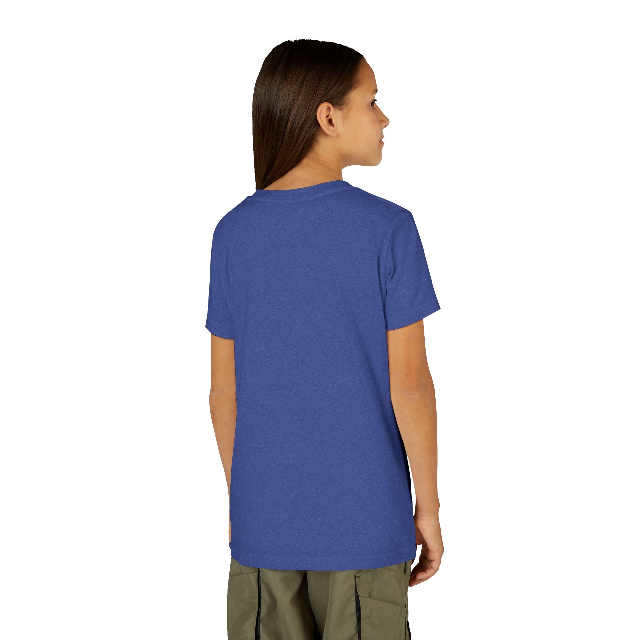 Youth Tee — "Stay True and Be You" Rainbow Script Kids T-Shirt