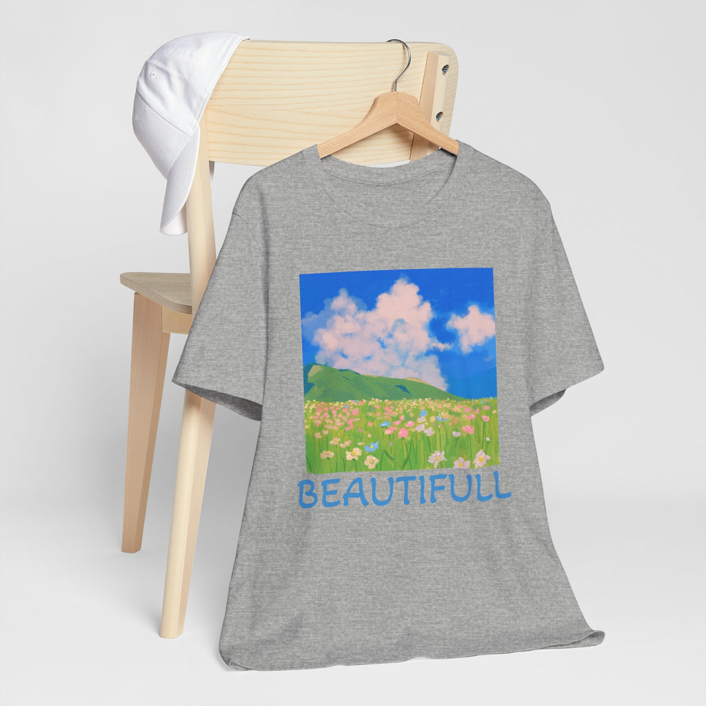 Floral Field Printed T-Shirt — Beautiful Floral Daily Wear