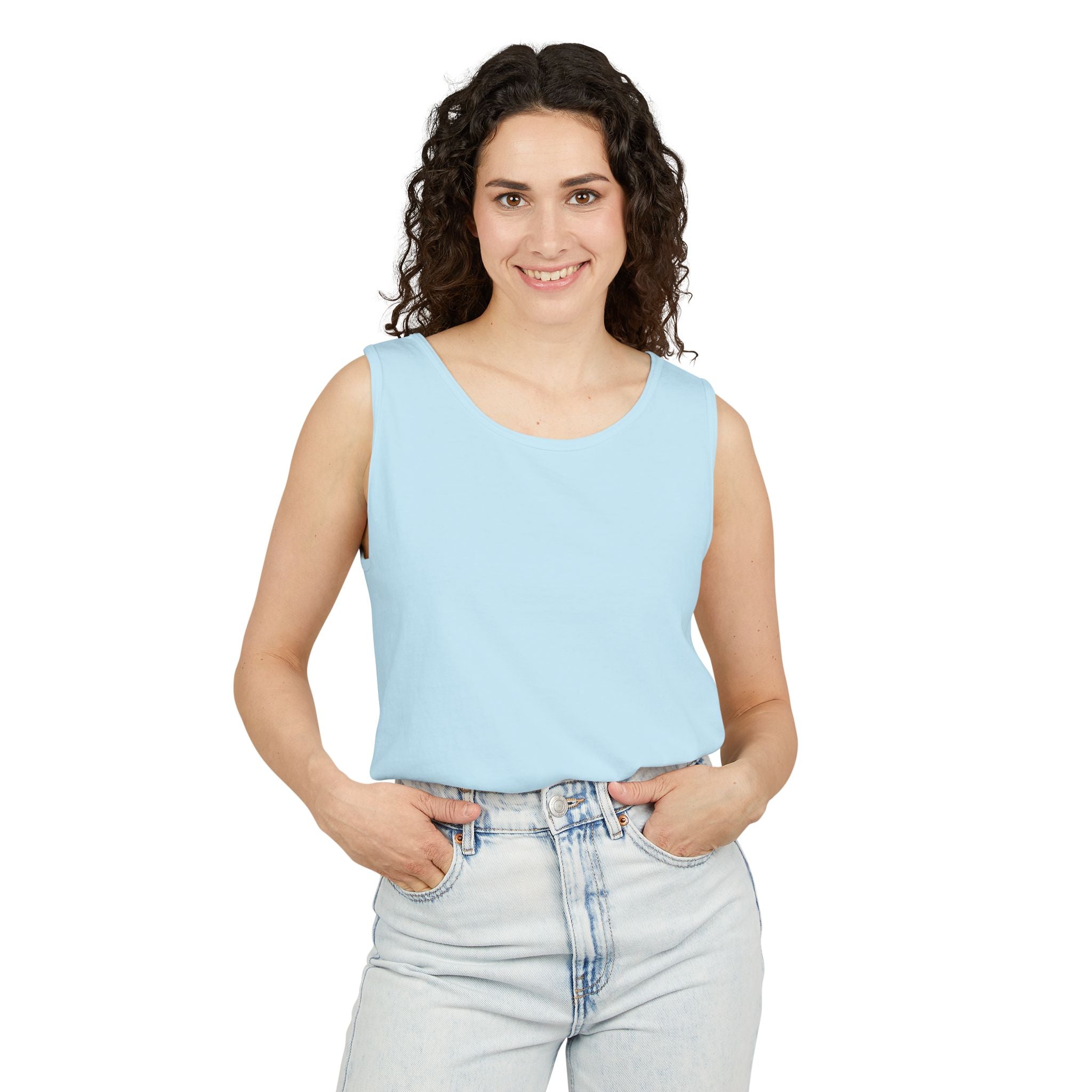 Classic Plain Tank Top — Lightweight Unisex Garment-Dyed Summer Tank