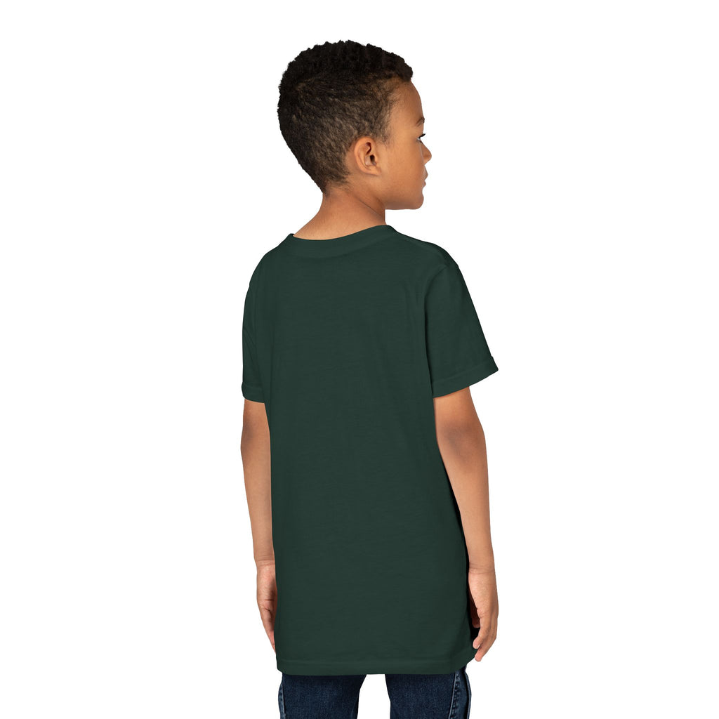 Youth Tee — "Stay True and Be You" Rainbow Script Kids T-Shirt