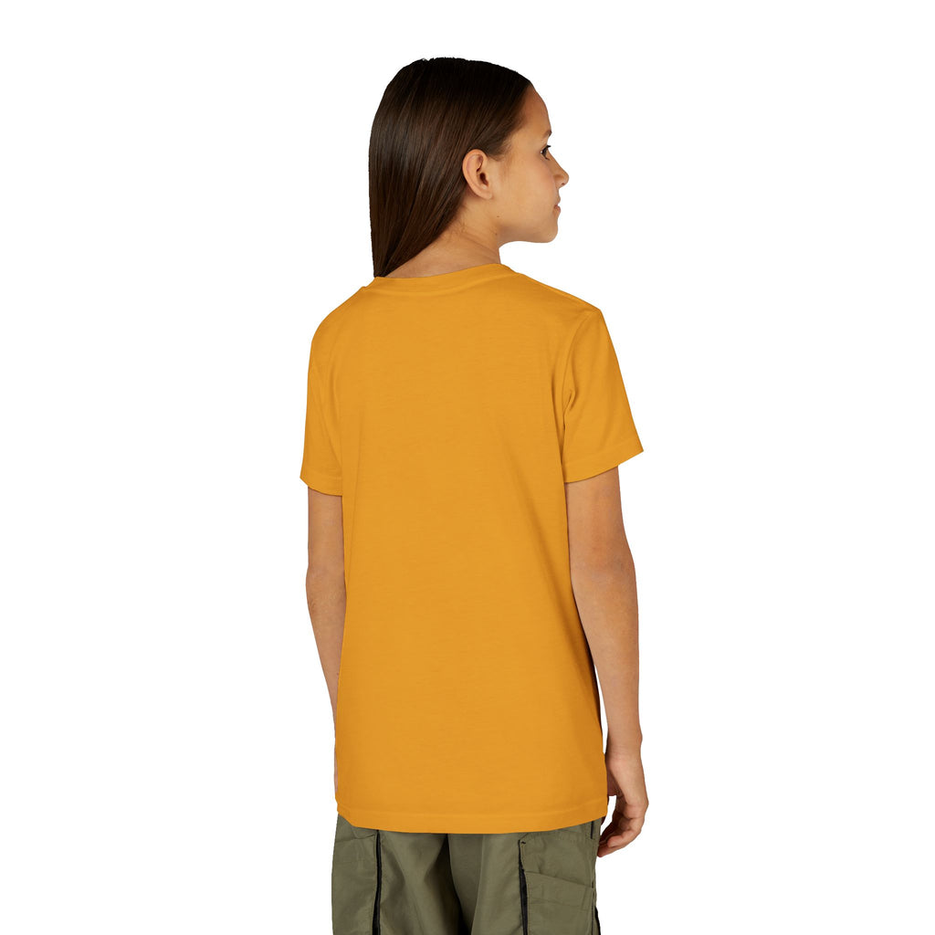 Youth Tee — "Stay True and Be You" Rainbow Script Kids T-Shirt