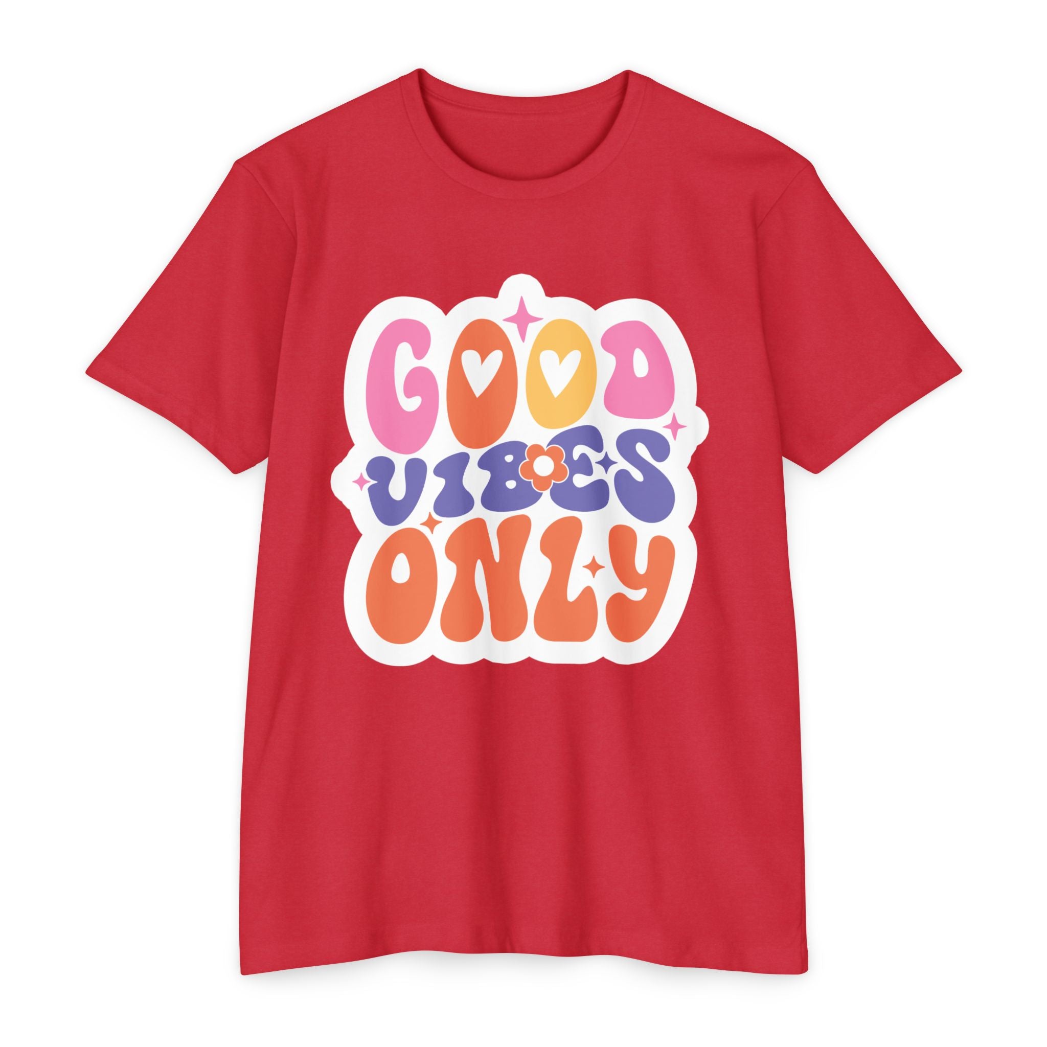 Women’s Boyfriend Tee "Good Vibes Only" - Comfortable Women's T-Shirt