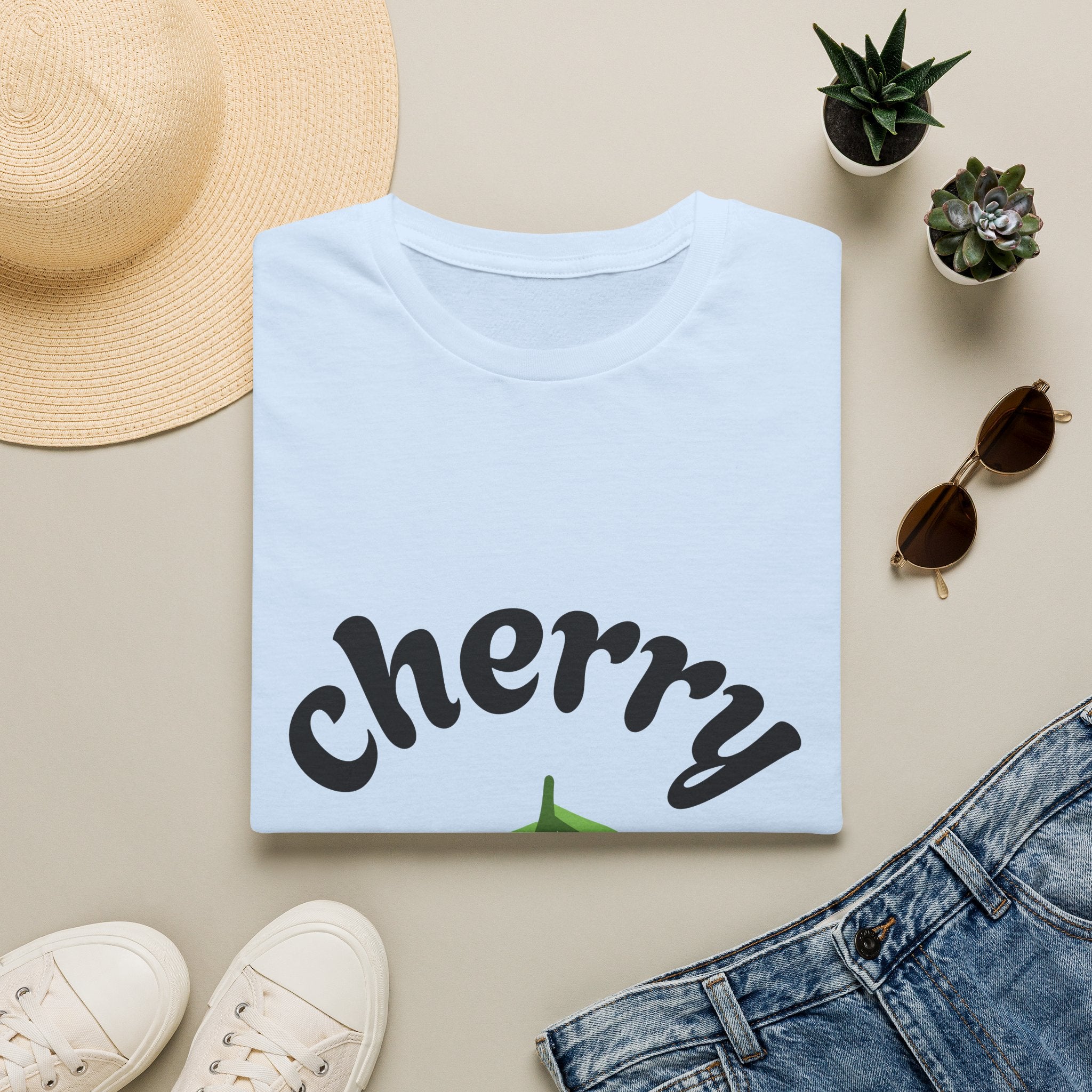 Cherry Graphic T-Shirt — Cute Red Cherry Tee