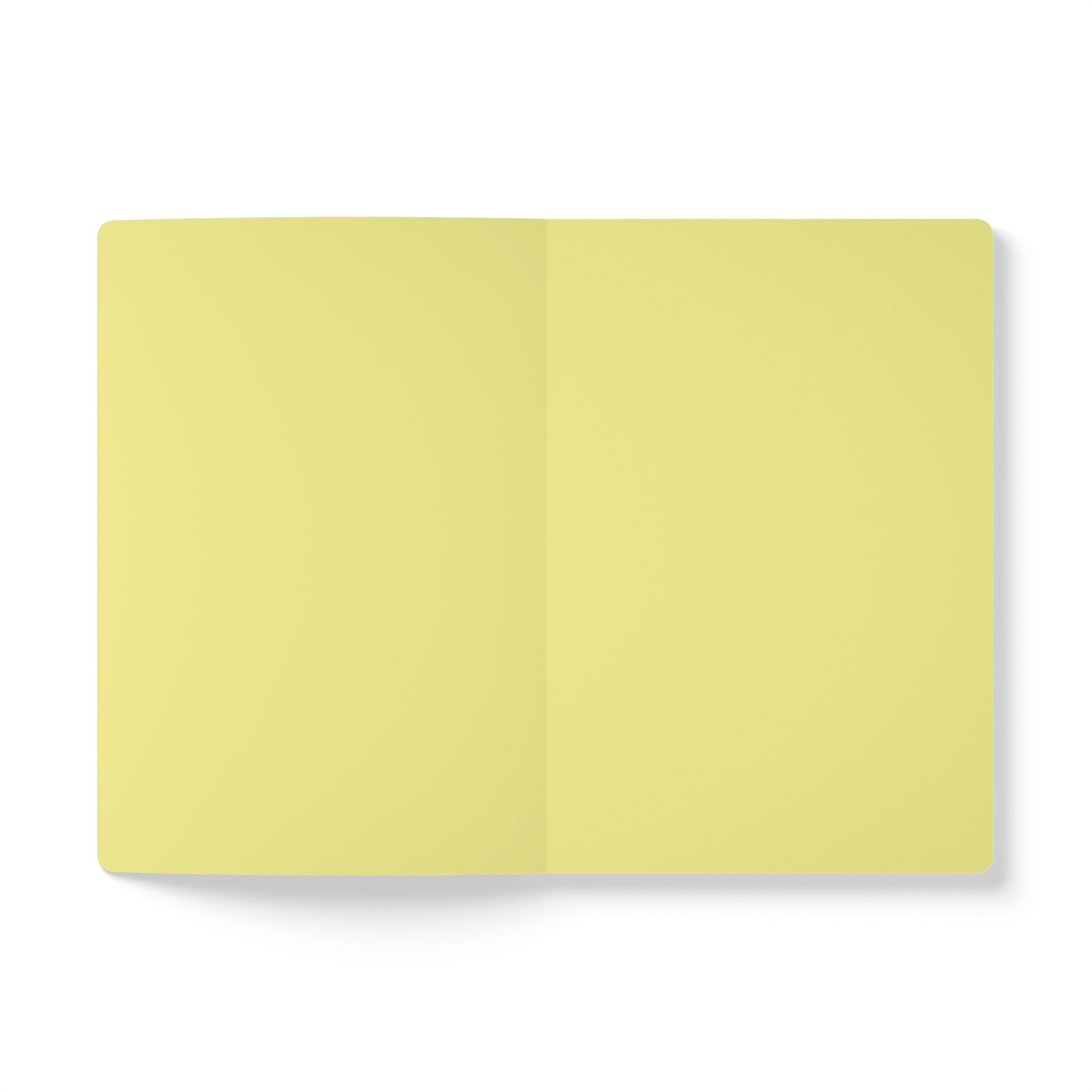 Be Your Own Kind of Beautiful Softcover Journal — Inspirational Yellow Notebook for Self-Love & Positivity