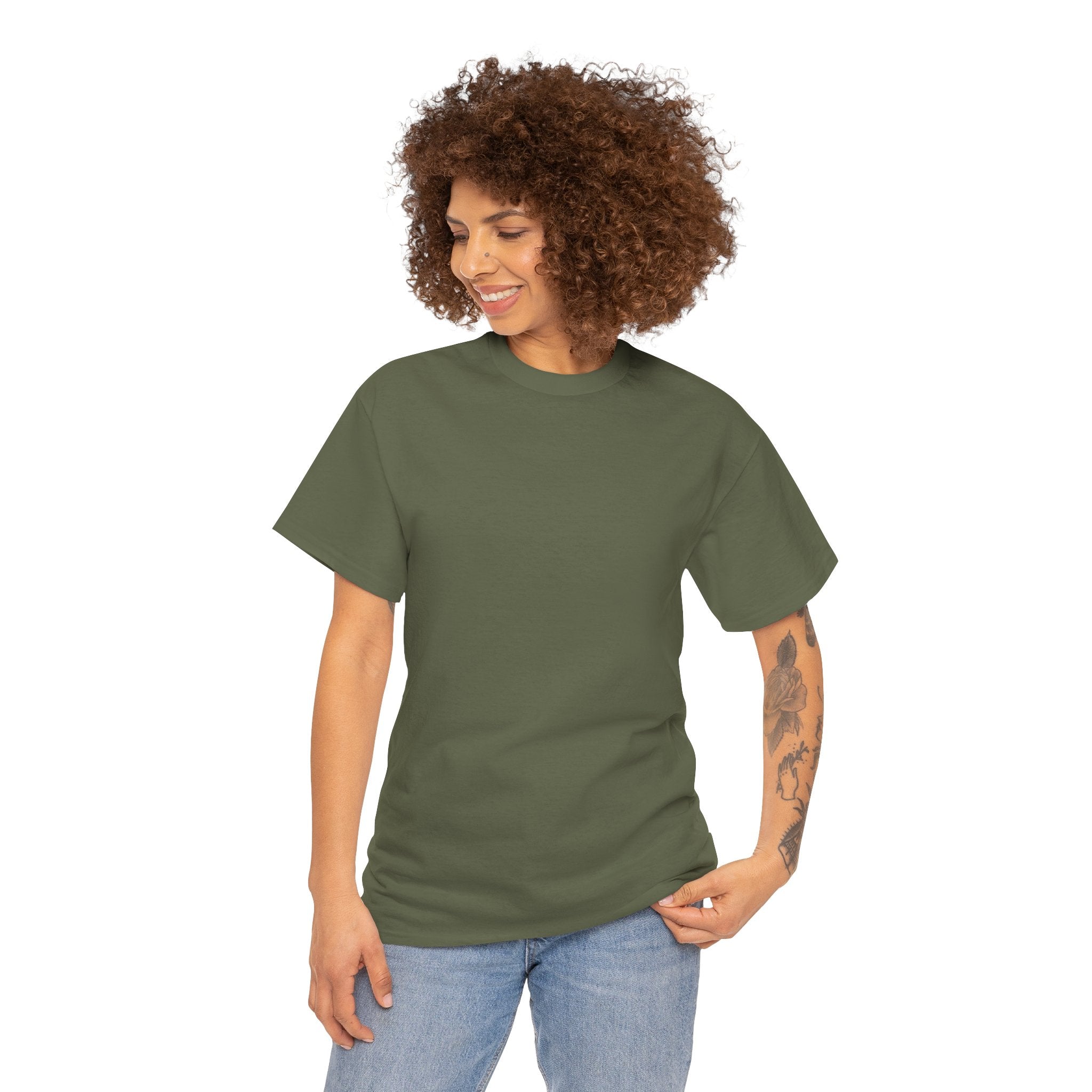 Plain Unisex Cotton Tee — Comfortable Affordable Everyday T‑Shirt