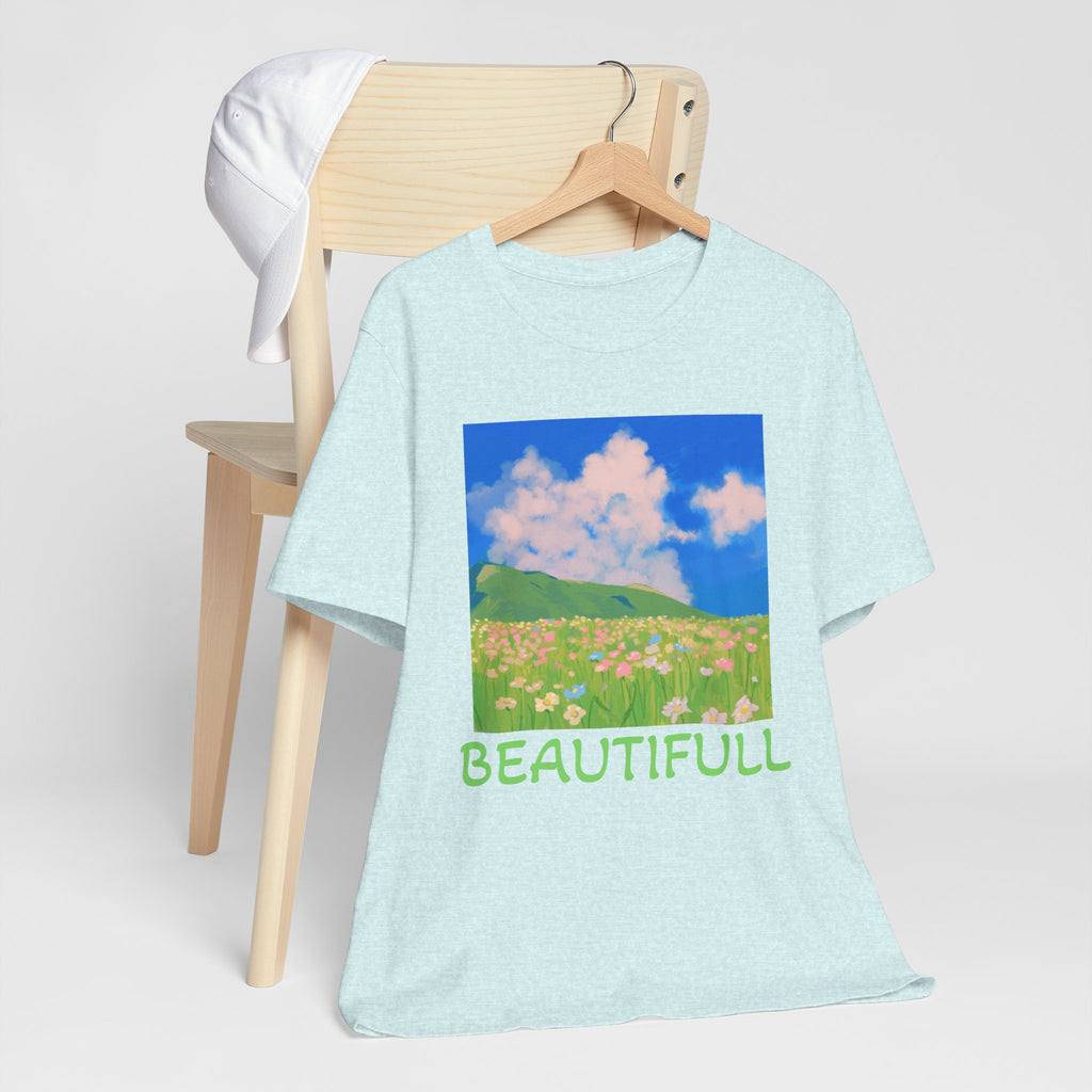 Floral Field Printed T-Shirt — Beautiful Floral Daily Wear