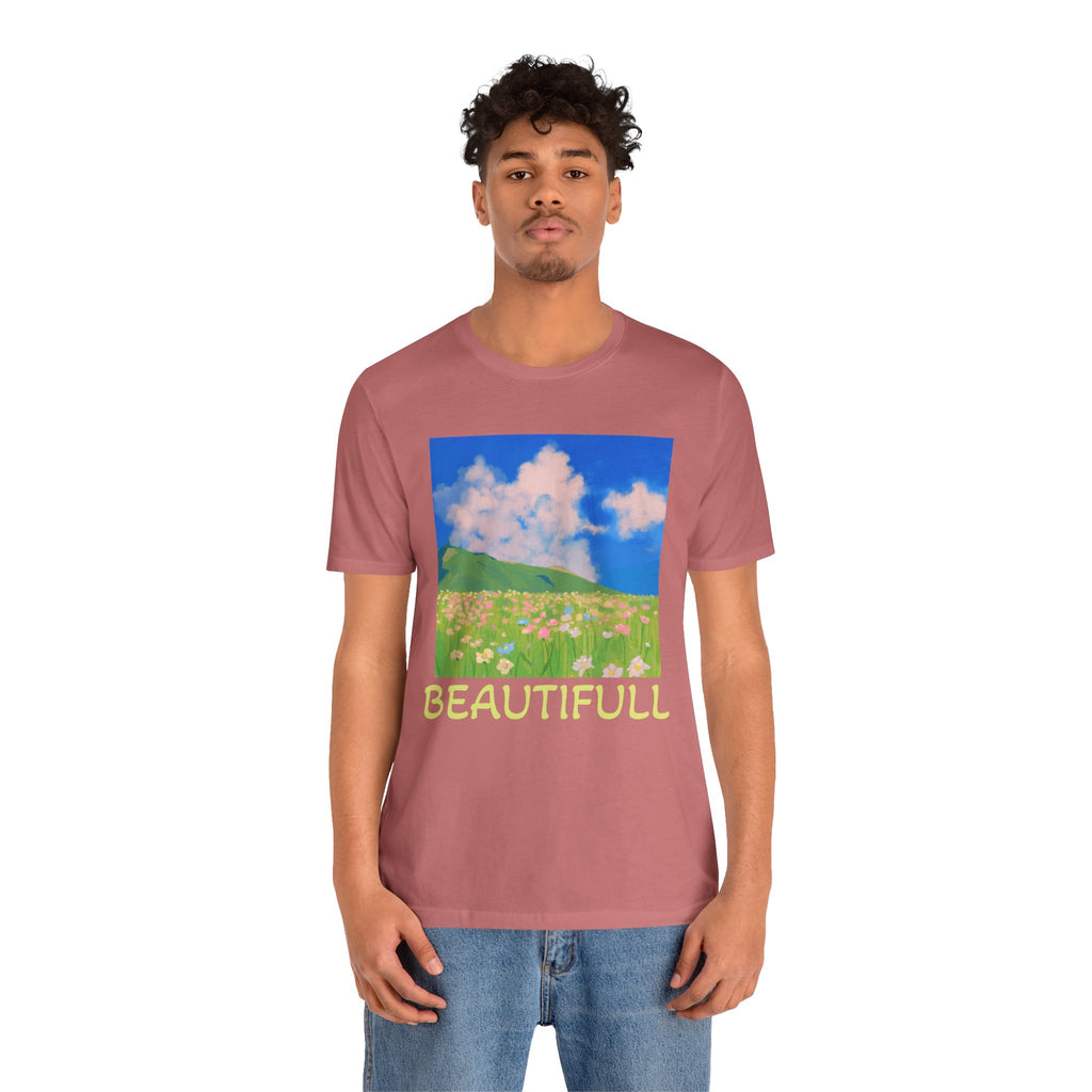Floral Field Printed T-Shirt — Beautiful Floral Daily Wear