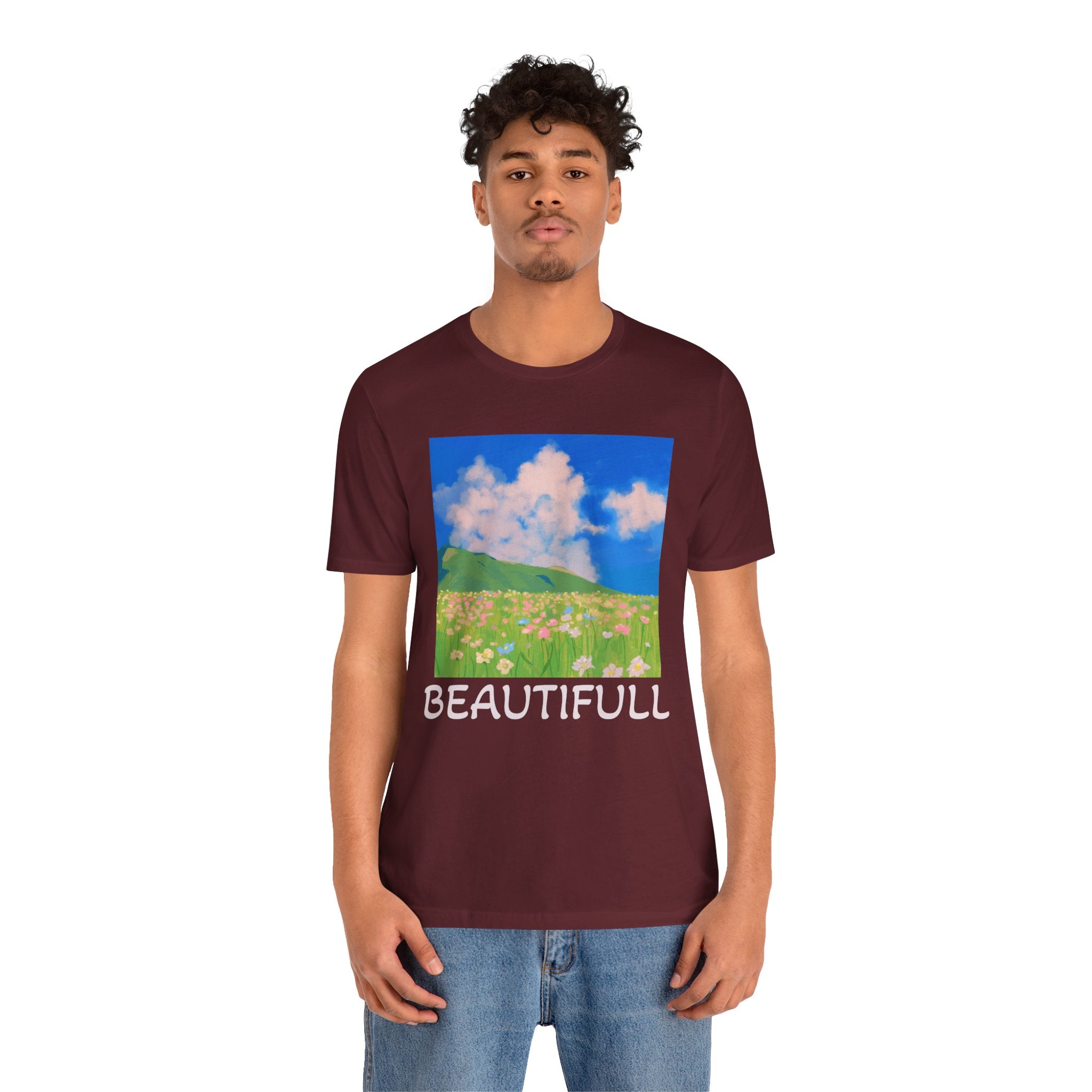 Floral Field Printed T-Shirt — Beautiful Floral Daily Wear