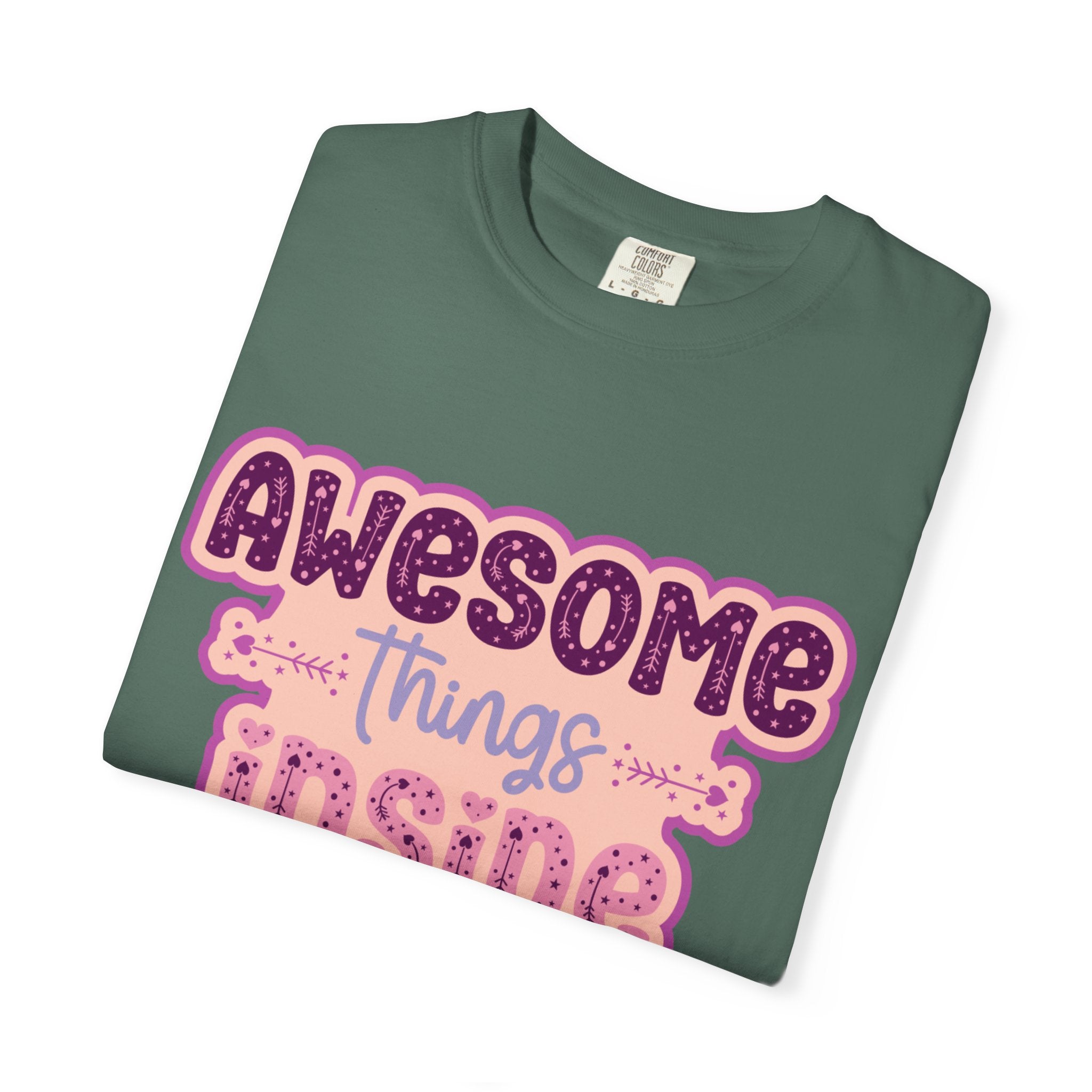 Retro "Awesome Things Inside, Handle With Care" T-Shirt