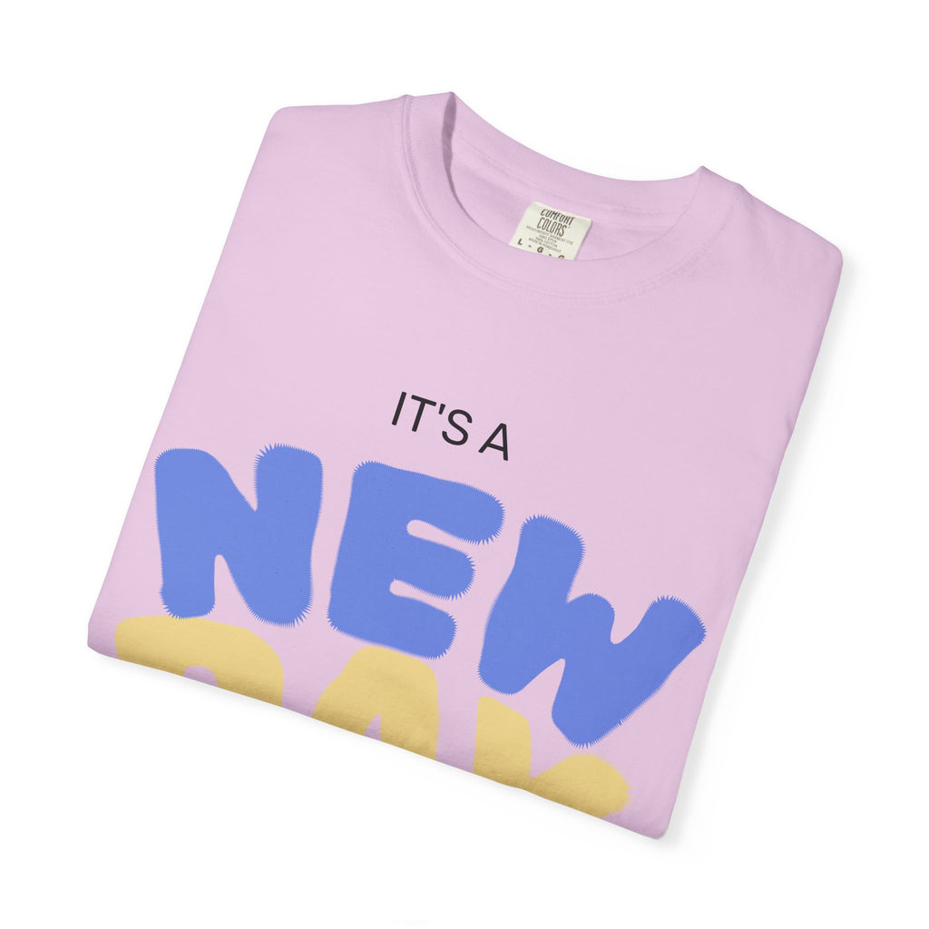 New Day "Rise N' Shine" T-Shirt — Happy and Dazzling Graphic Tee