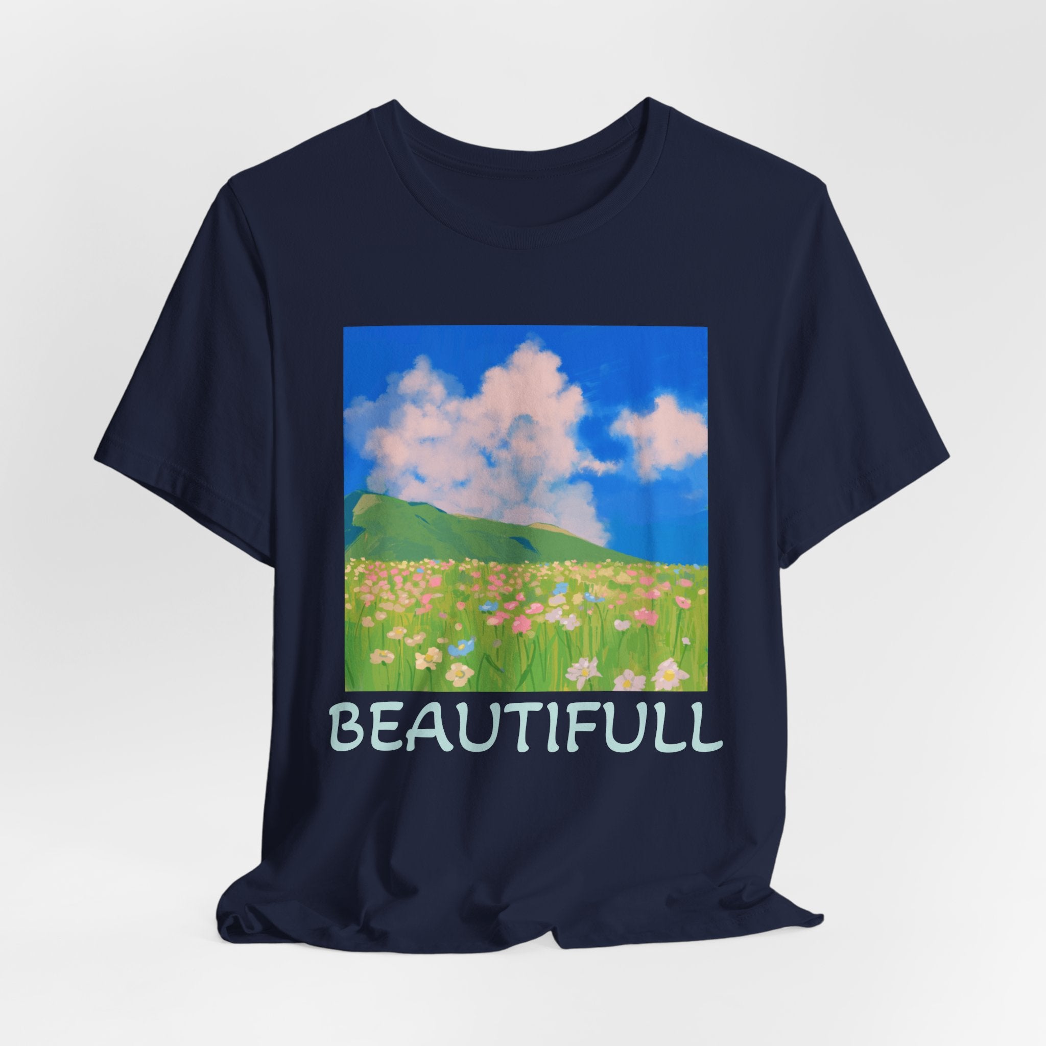 Floral Field Printed T-Shirt — Beautiful Floral Daily Wear