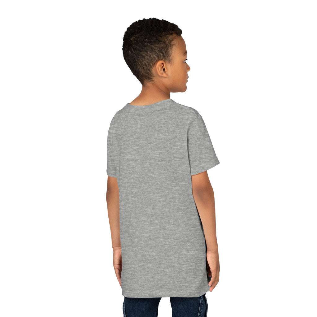 Youth Tee — "Stay True and Be You" Rainbow Script Kids T-Shirt