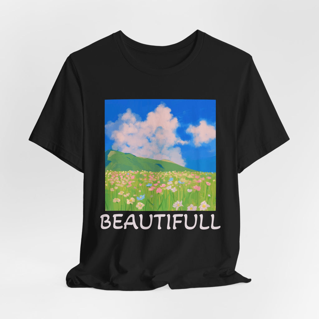 Floral Field Printed T-Shirt — Beautiful Floral Daily Wear