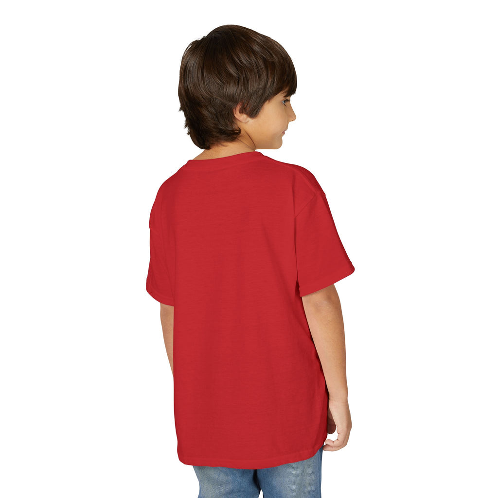 Youth Beach Please T-Shirt — Kids Summer Palm Tree & Umbrella Tee