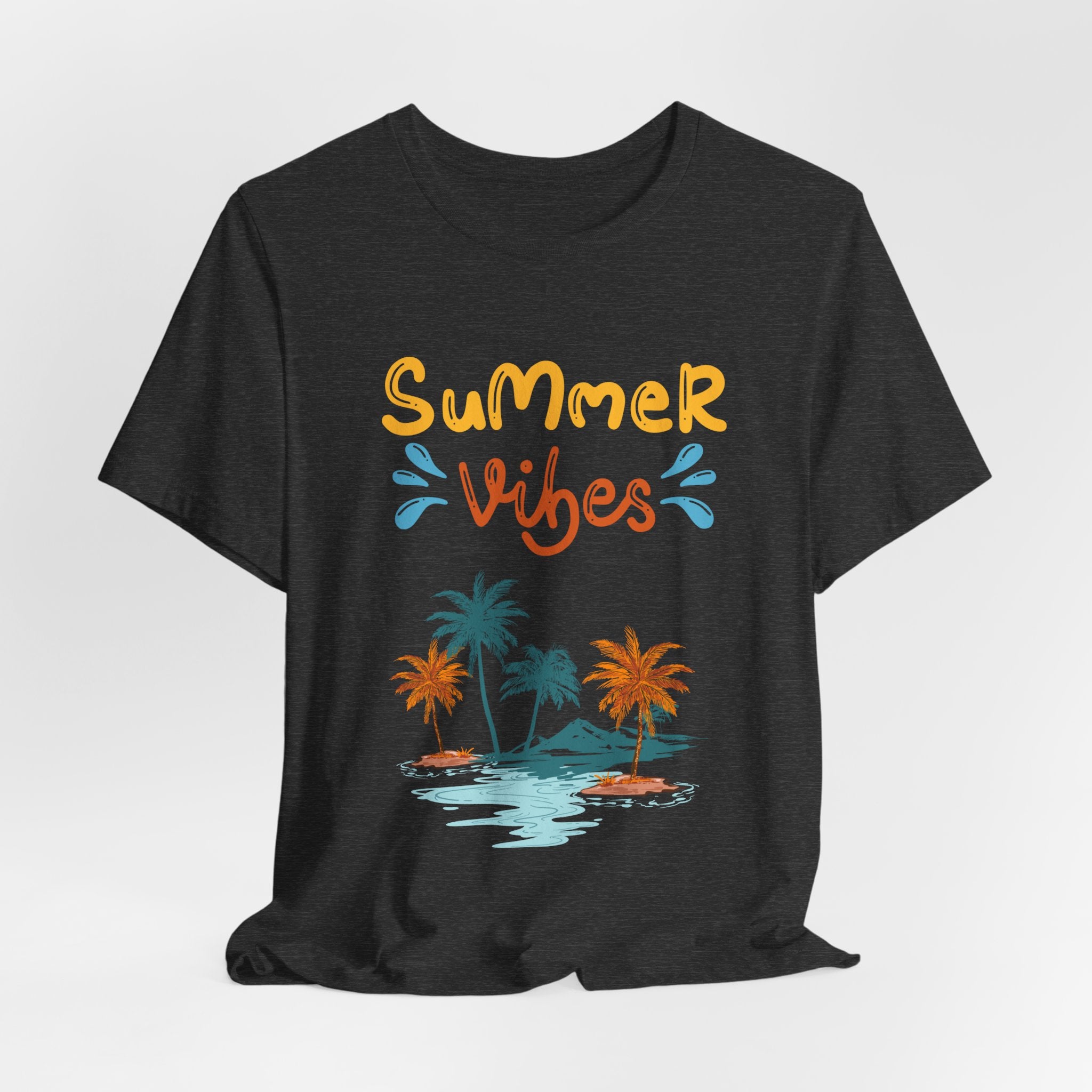 Hello Summer Tee – Pastel Beach Graphic T-Shirt