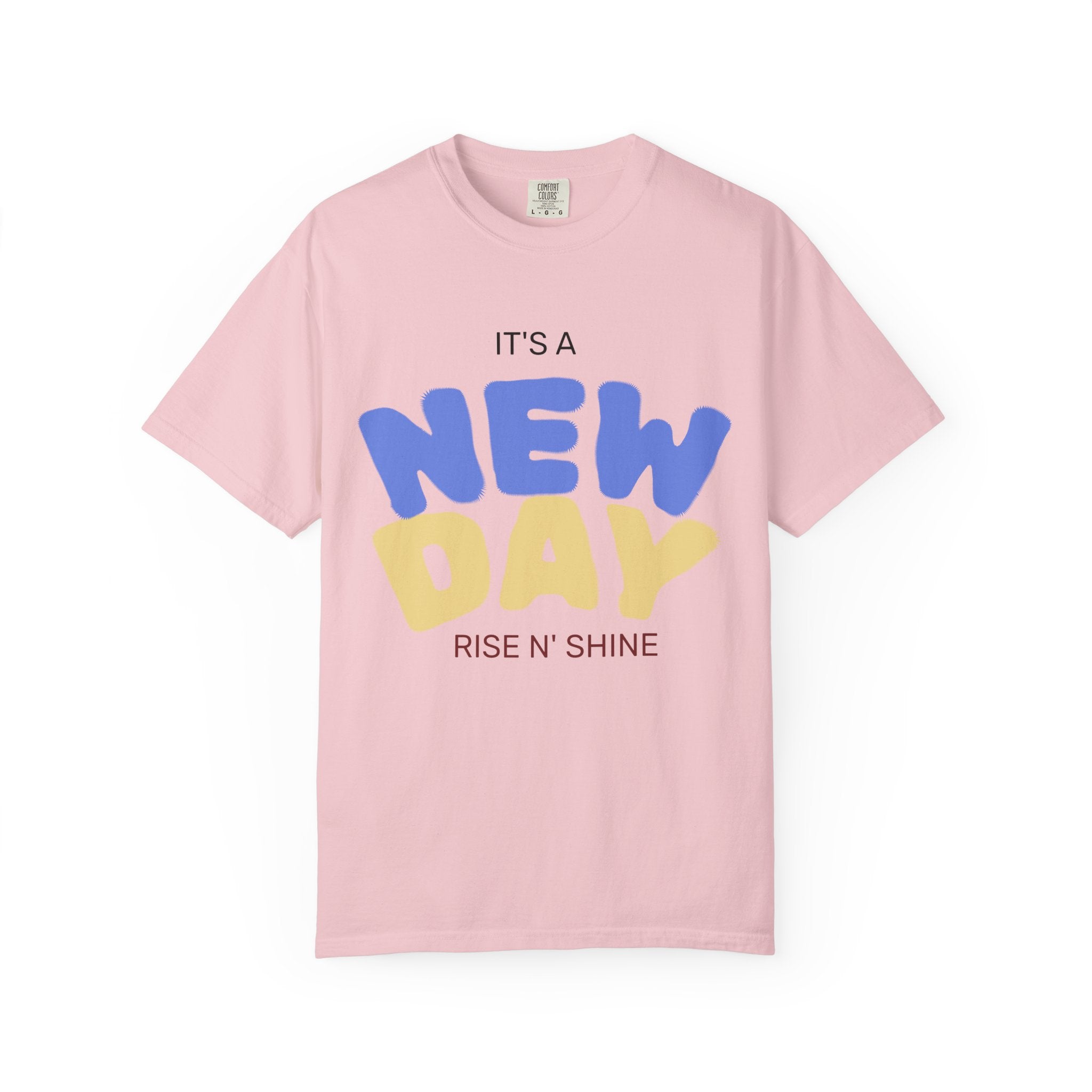 New Day "Rise N' Shine" T-Shirt — Happy and Dazzling Graphic Tee