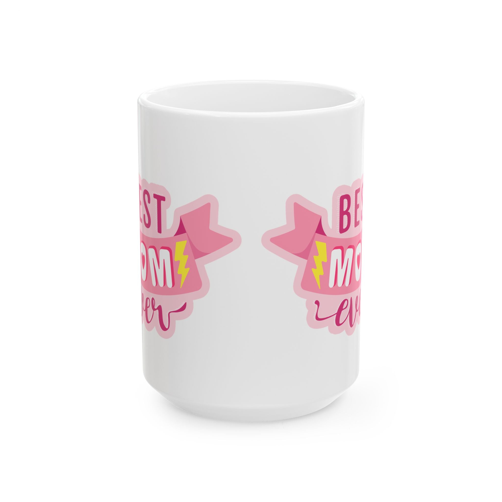 World's Best Mom Ceramic Mug — 11oz & 15oz Coffee Cup