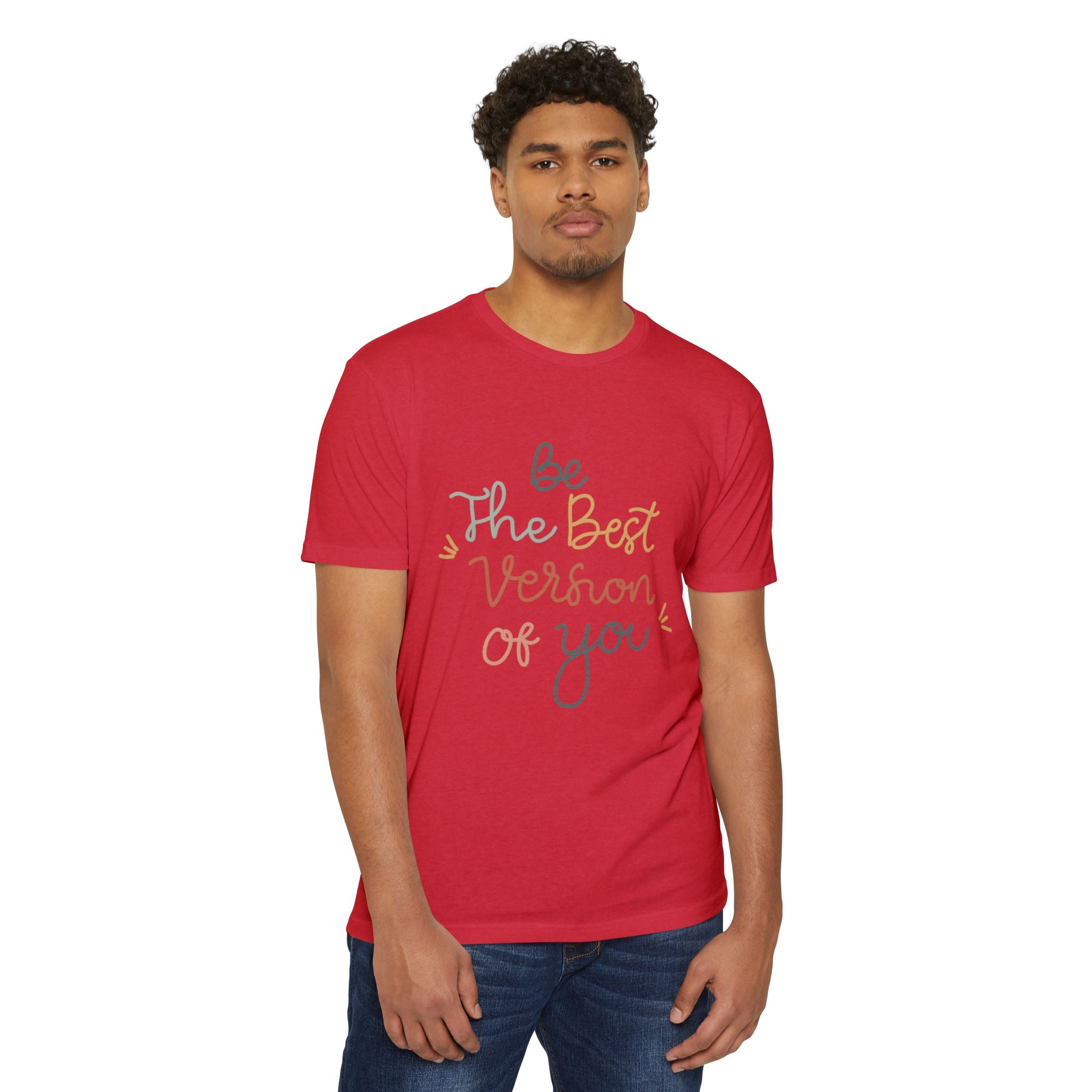 Inspirational "Be The Best Version Of You" T-Shirt — Motivational Women's Tee