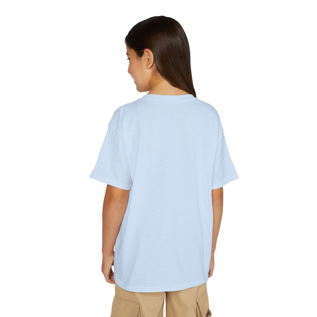 Youth T-Shirt — "Lucky to Have Friends" Cute Floral Friendship Tee