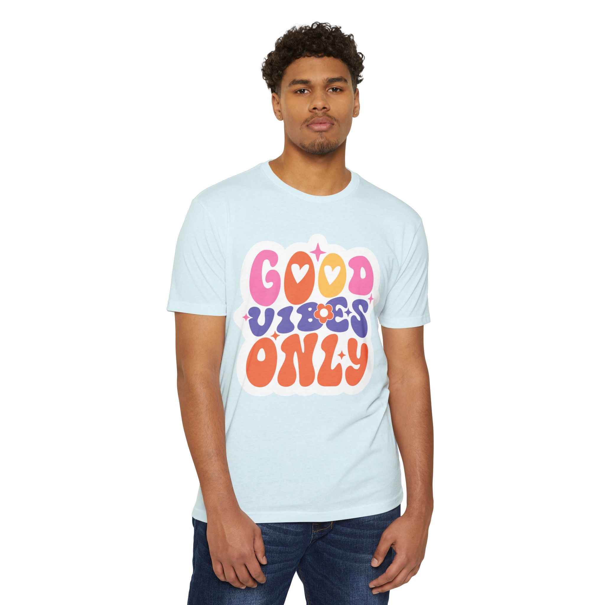 Women’s Boyfriend Tee "Good Vibes Only" - Comfortable Women's T-Shirt