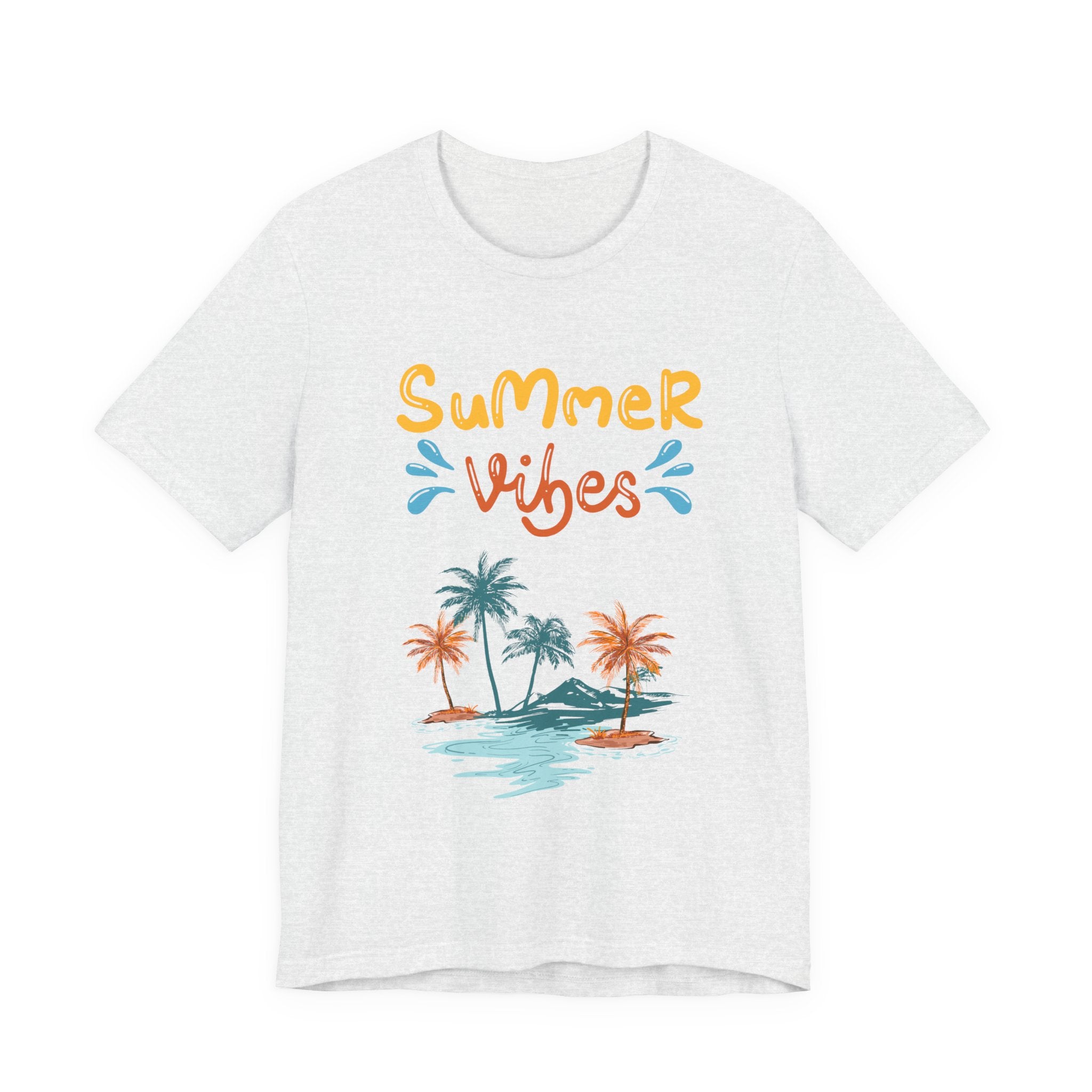 Hello Summer Tee – Pastel Beach Graphic T-Shirt