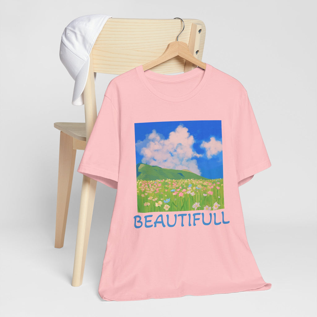 Floral Field Printed T-Shirt — Beautiful Floral Daily Wear
