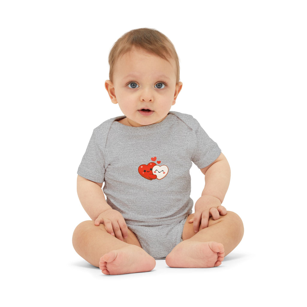 Cute Heart Kisses Infant One-Piece Bodysuit – Love Baby Romper