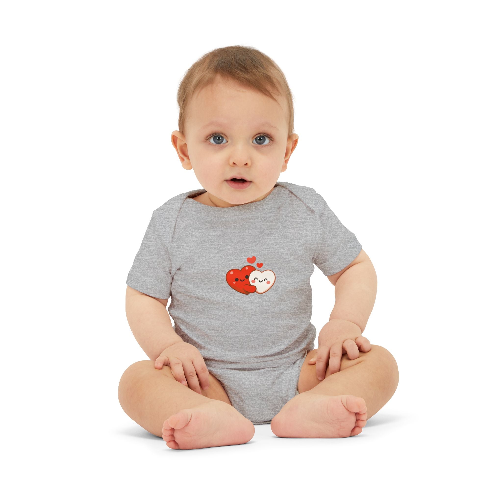 Cute Heart Kisses Infant One-Piece Bodysuit – Love Baby Romper