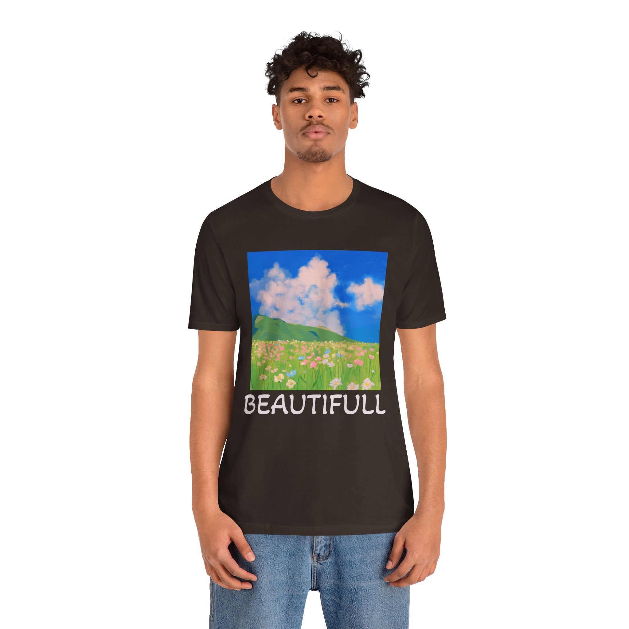 Floral Field Printed T-Shirt — Beautiful Floral Daily Wear